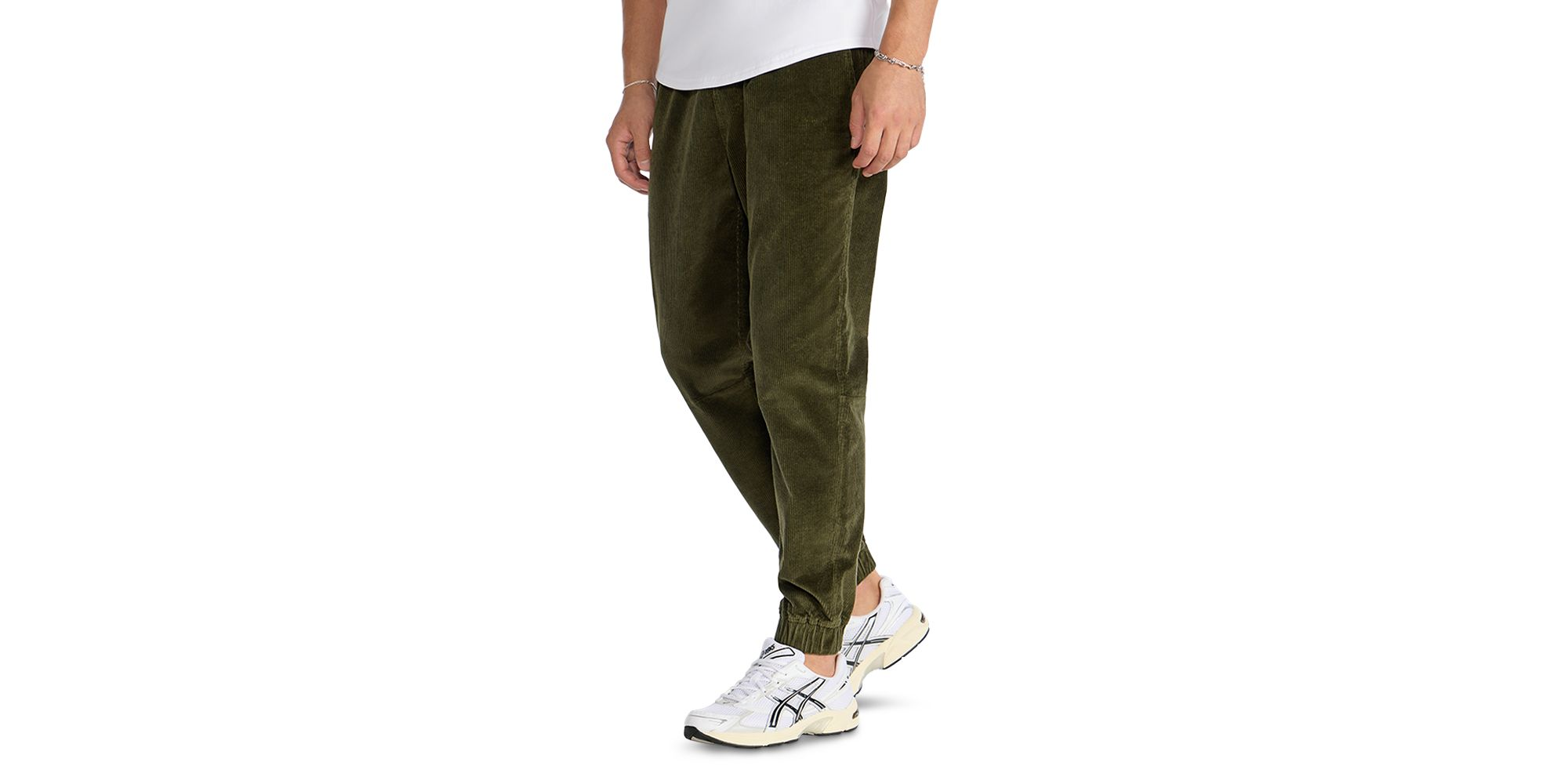 Relaxed Fit Corduroy Joggers — Image 7