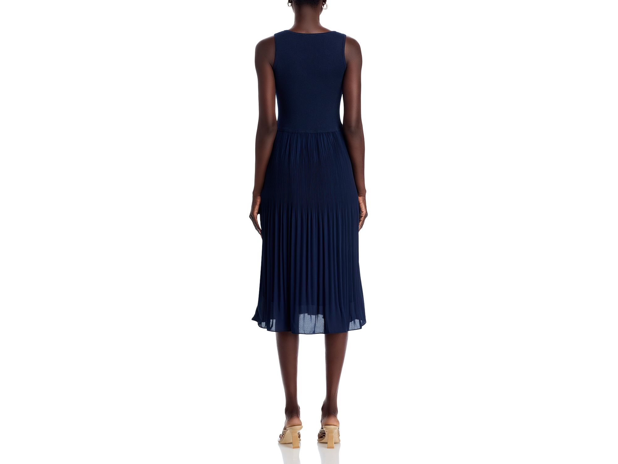 Pleated Midi Dress — Image 7