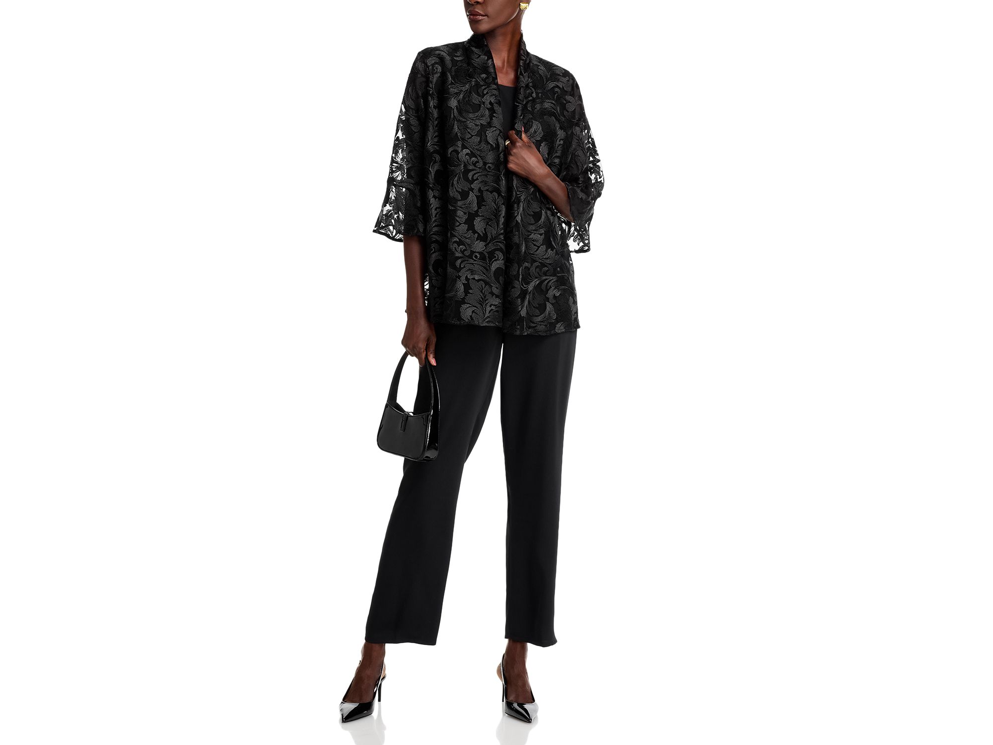 Bella Lace Draped Cardigan — Image 6