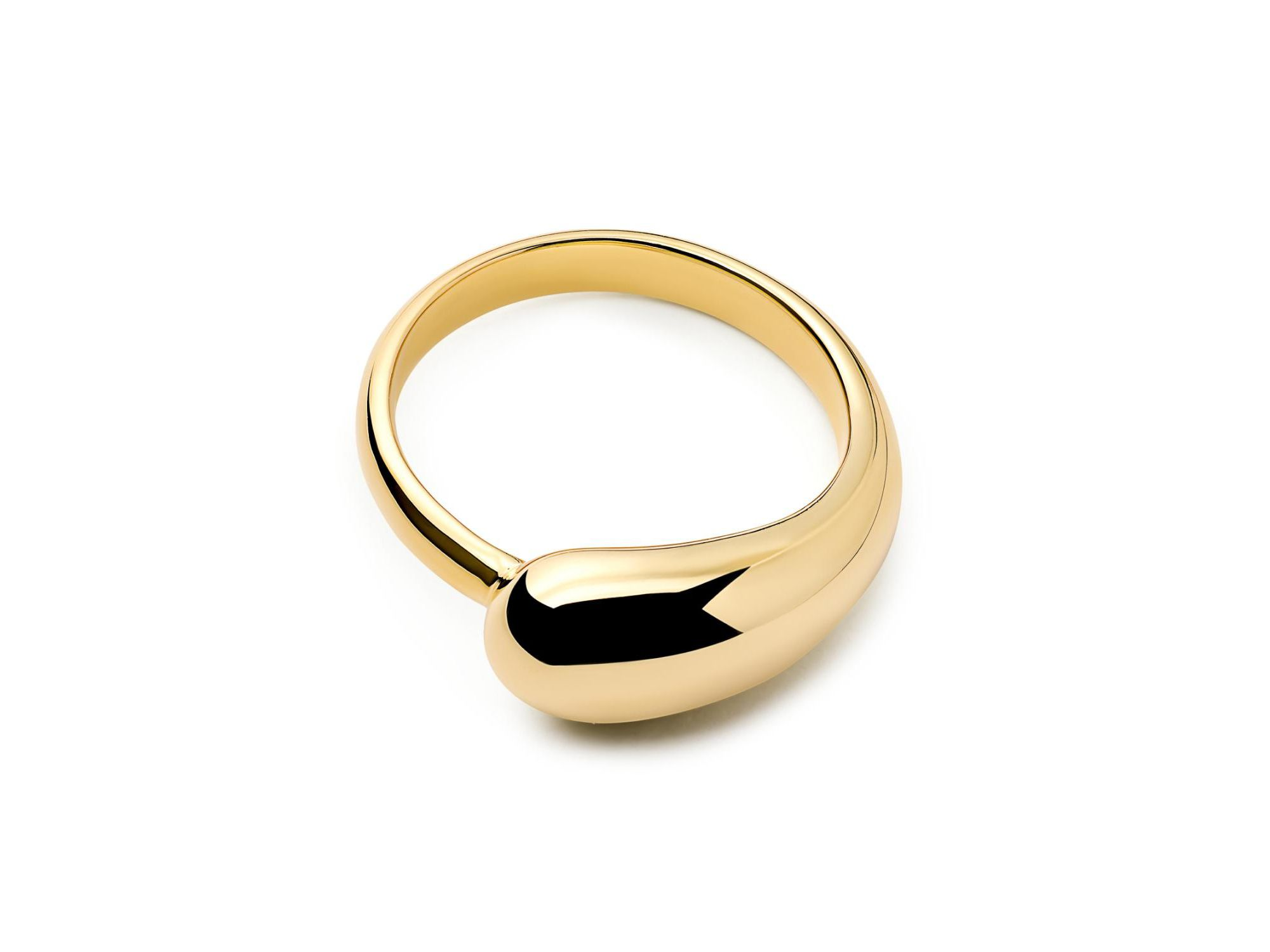 Bexley Brass Gold Band Ring — Image 6