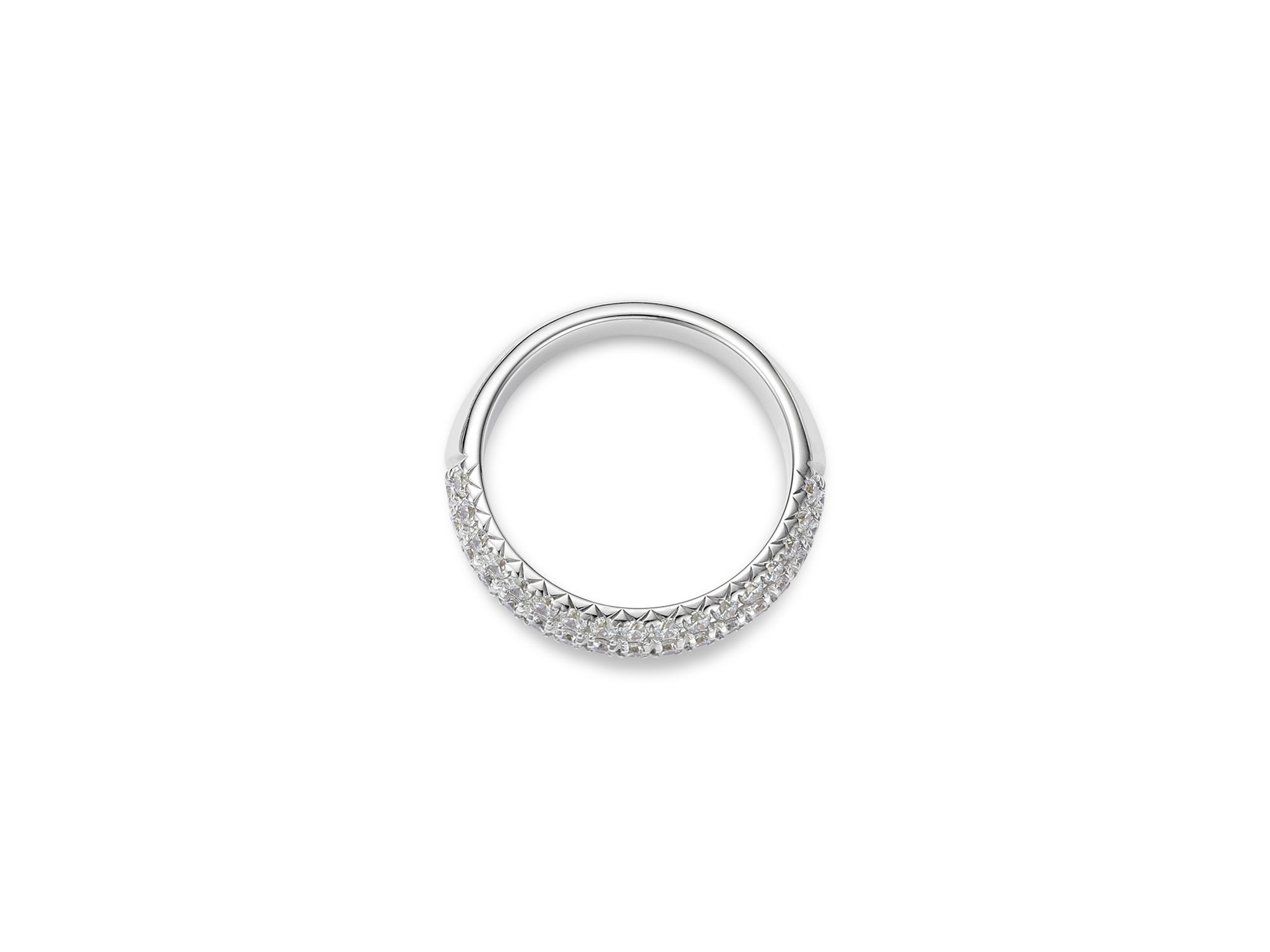 14K White Gold Diamond Ring, 1.00 tcw — Image 3