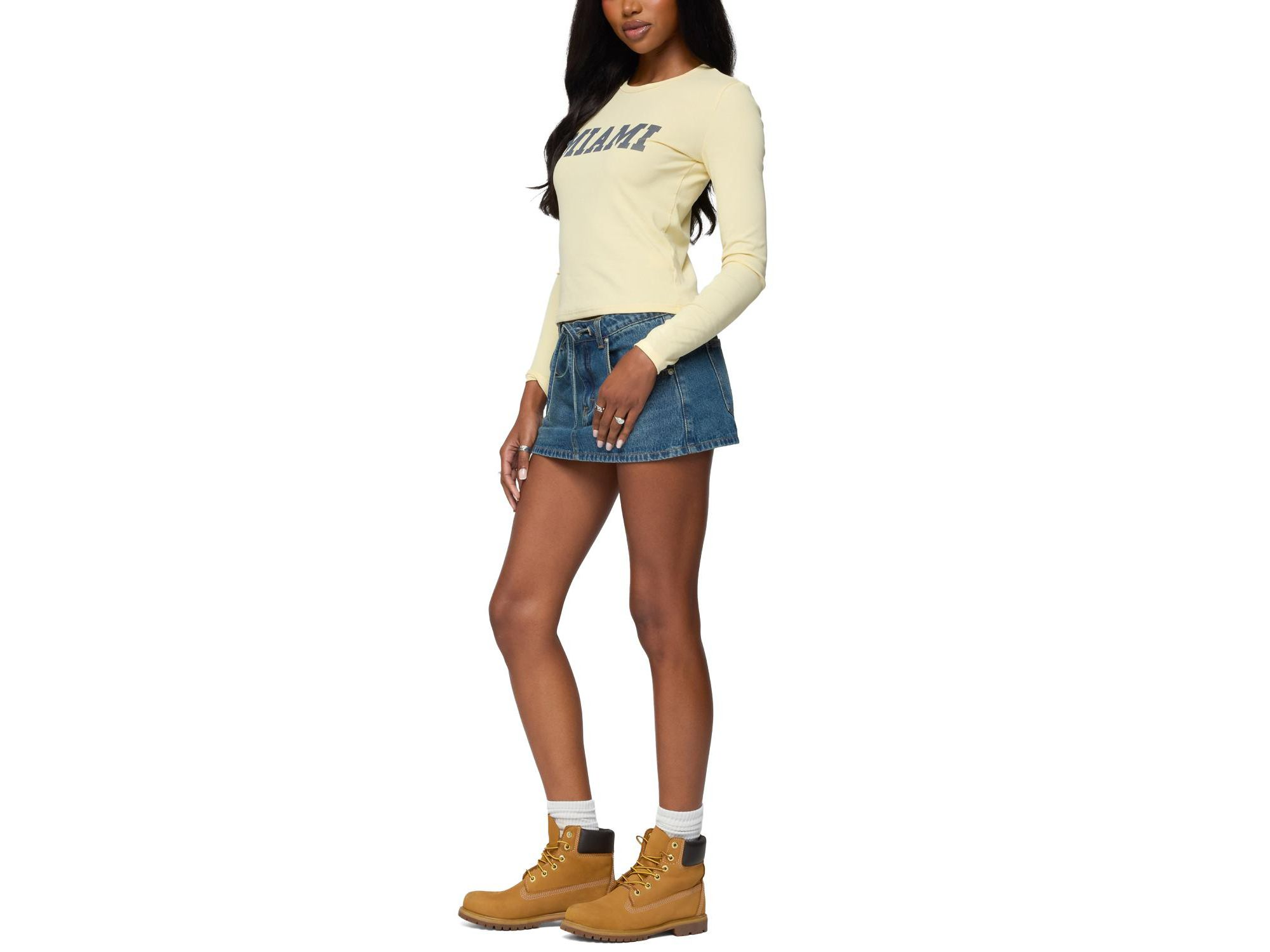 Miami Girl Long Sleeve T Shirt — Image 5