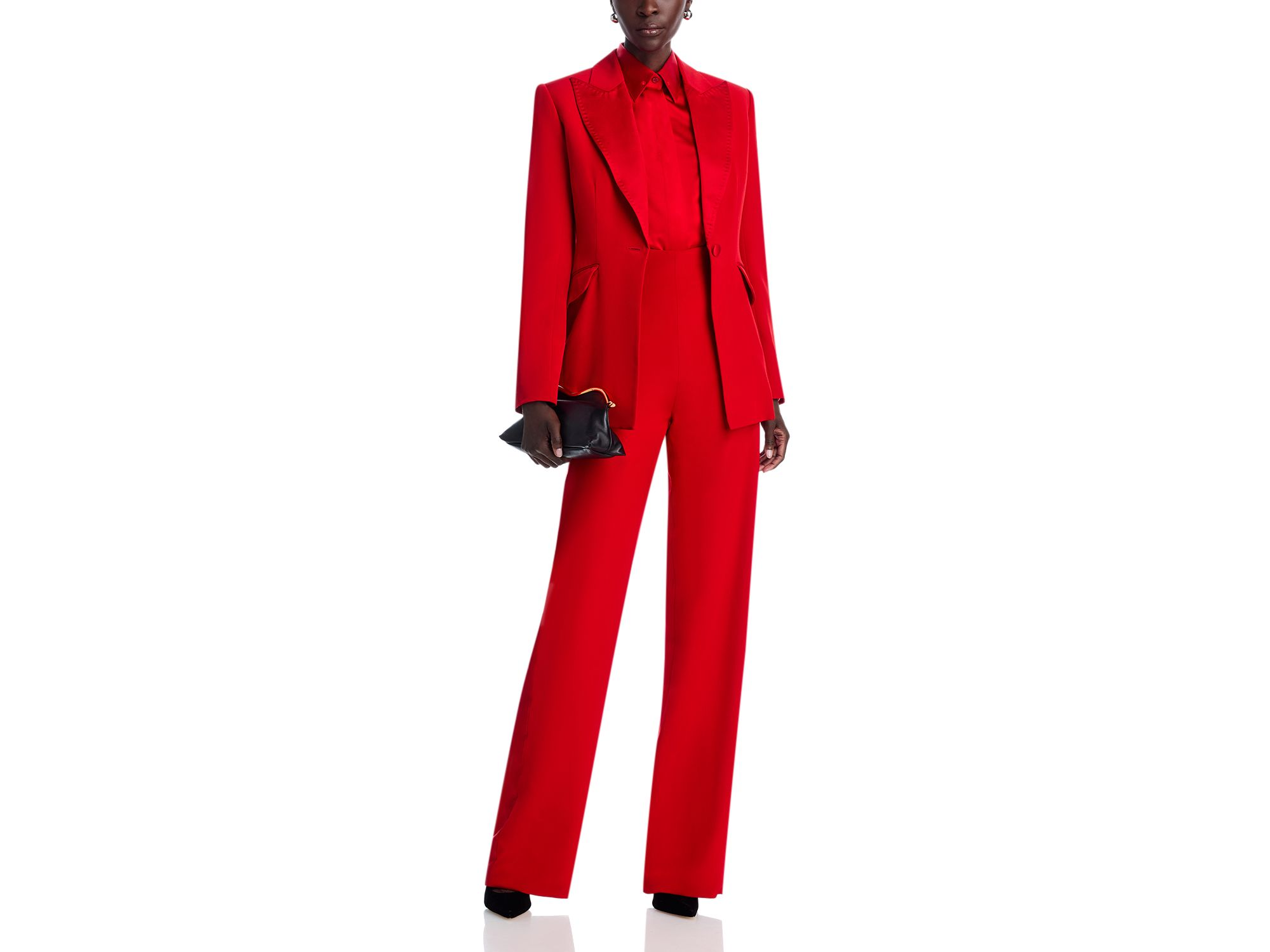 Button Front Silk Blouse — Image 4