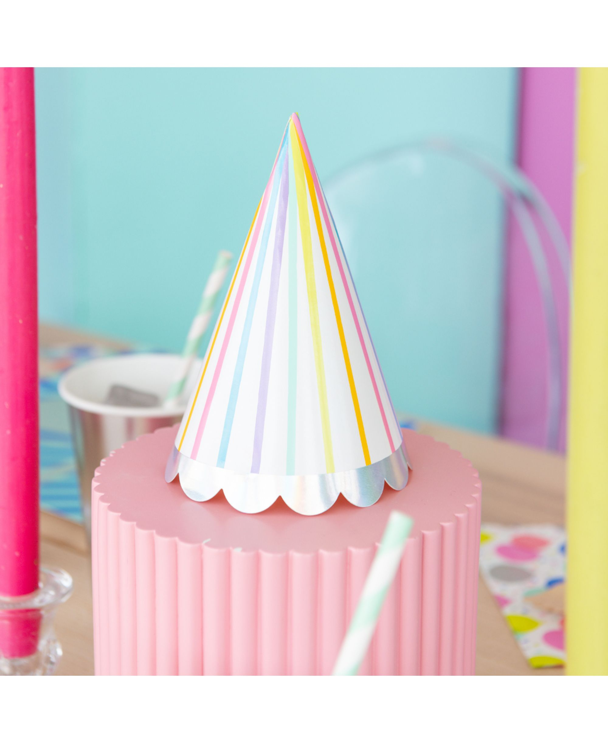 It's A Birthday Party Hats, Set of of Each Style Per Pack - Ages 5-7 — Image 3