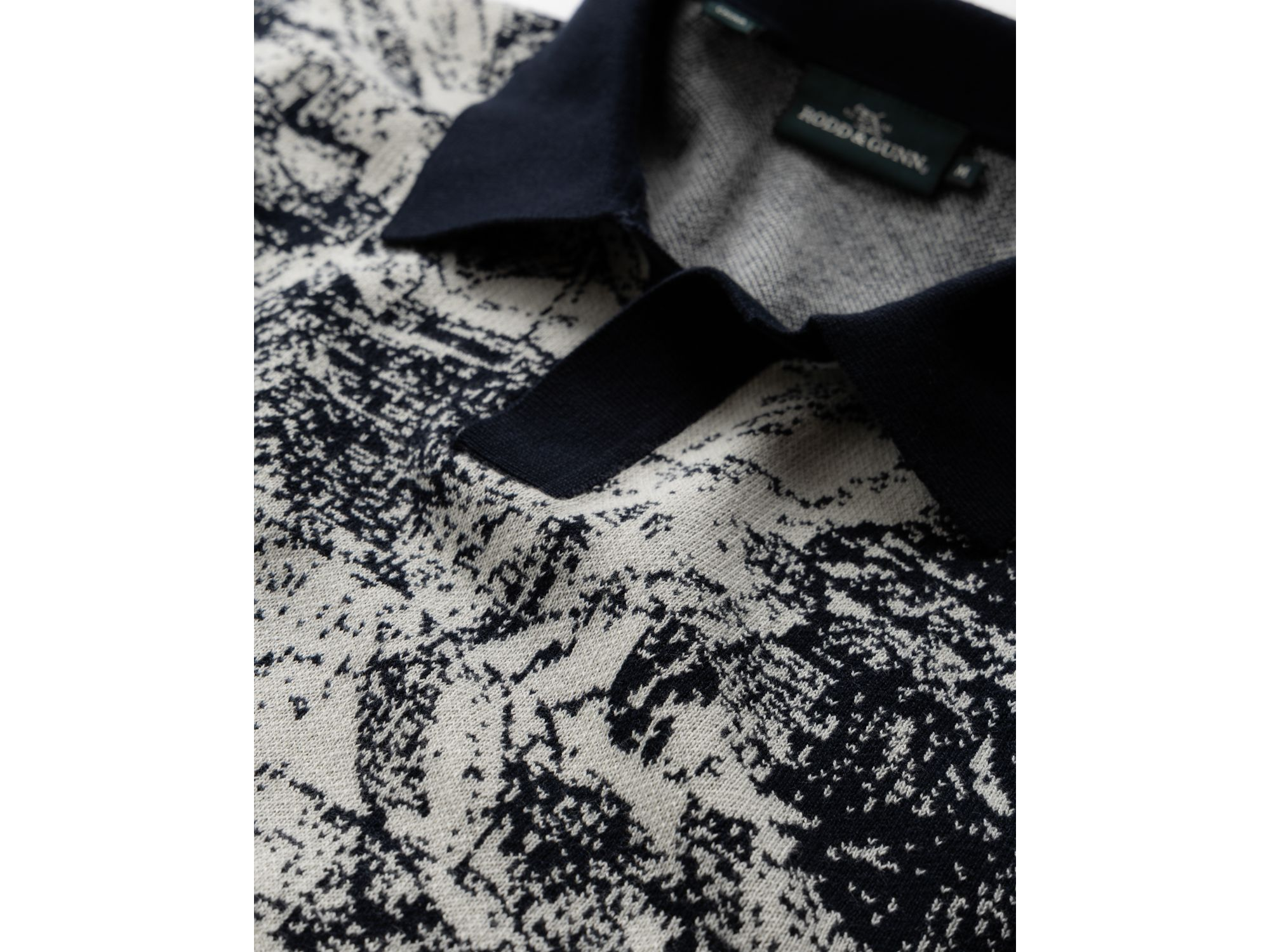 Bowlers Creek Knit Patterned Polo — Image 4