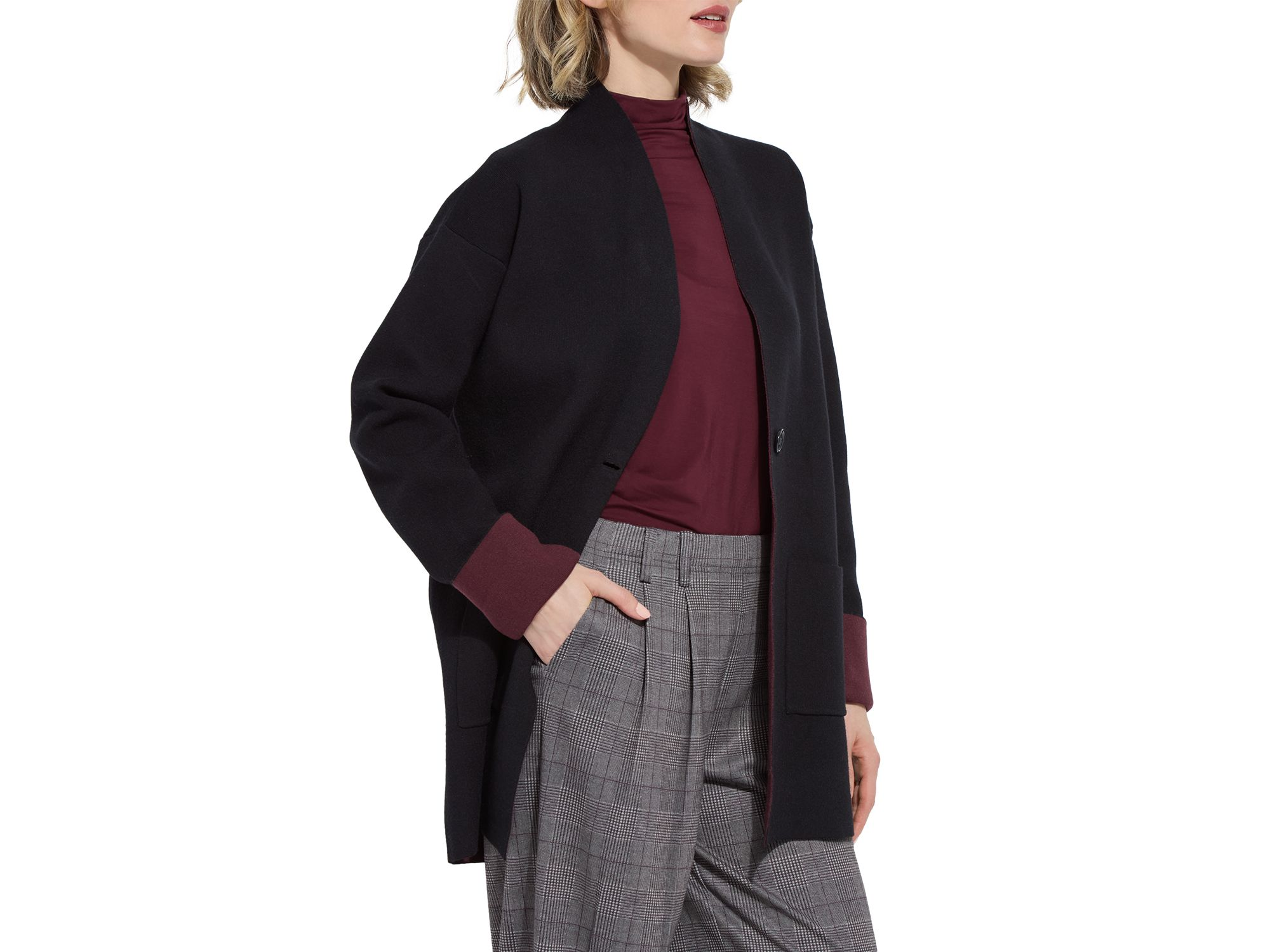 Nicolette Double Faced Cardigan — Image 5