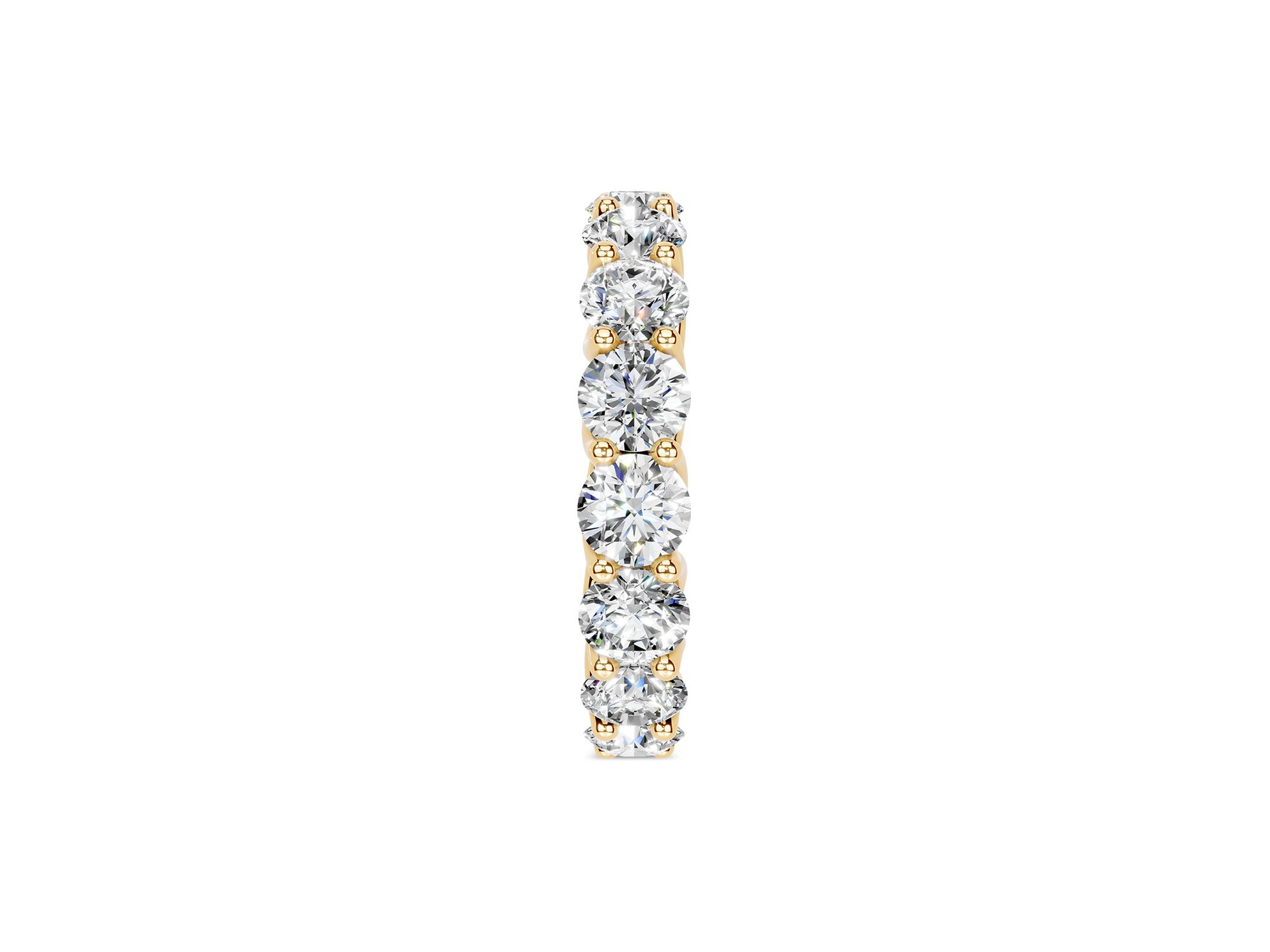 Diamond Classic Eternity Band in 14K Yellow Gold, 4.0 tcw — Image 3