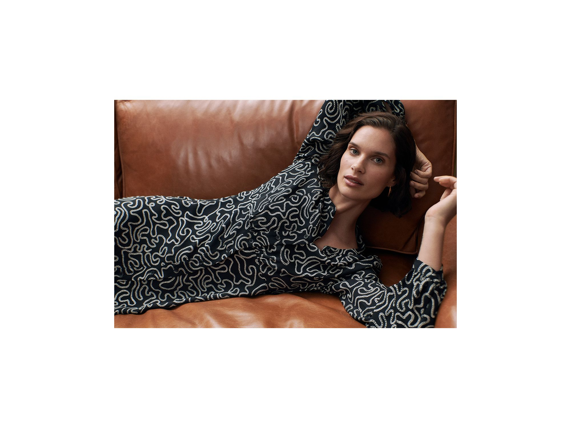 Chain Print Flippy Dress — Image 3