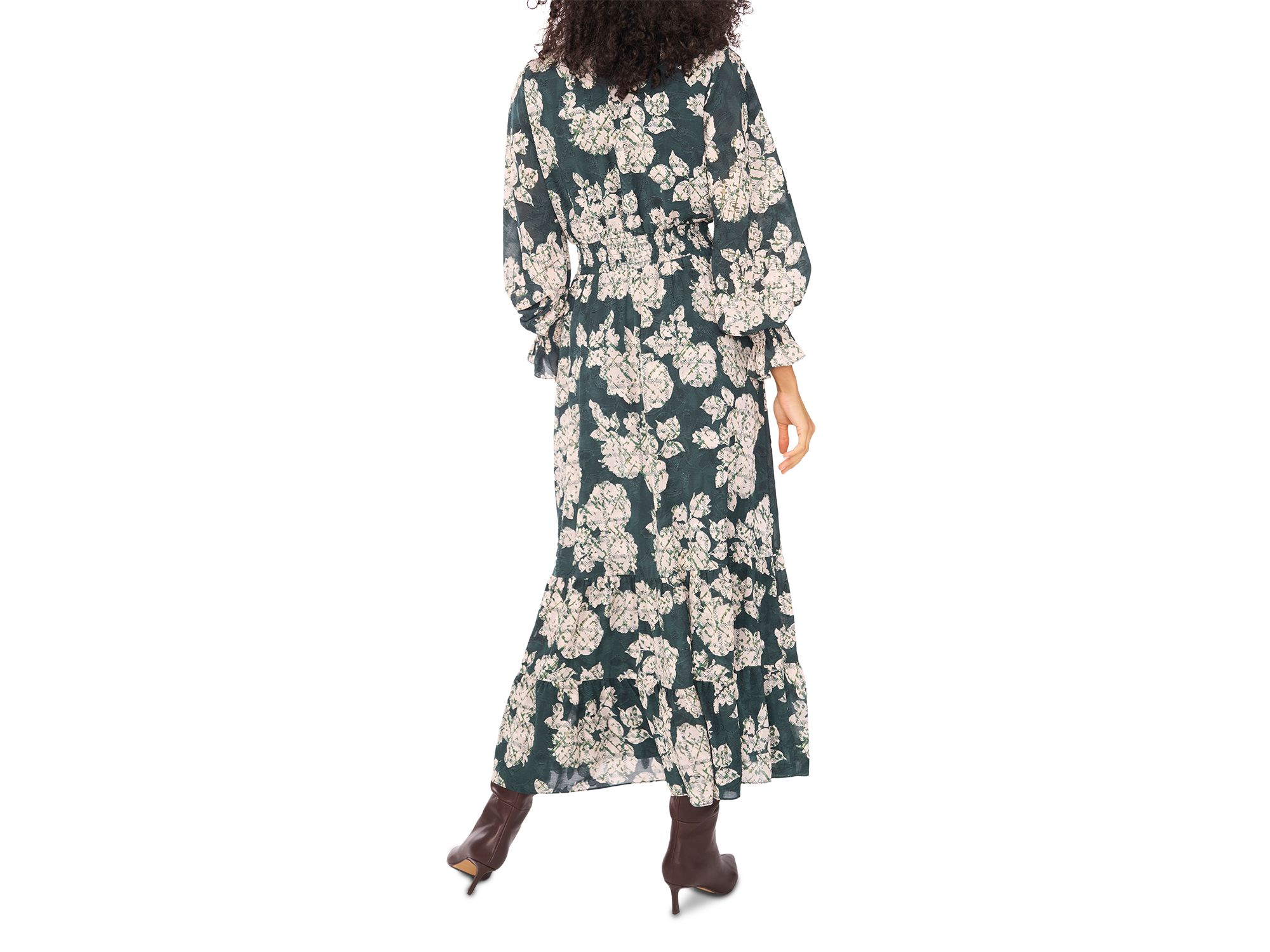 Long Sleeve Smocked Maxi Dress — Image 3