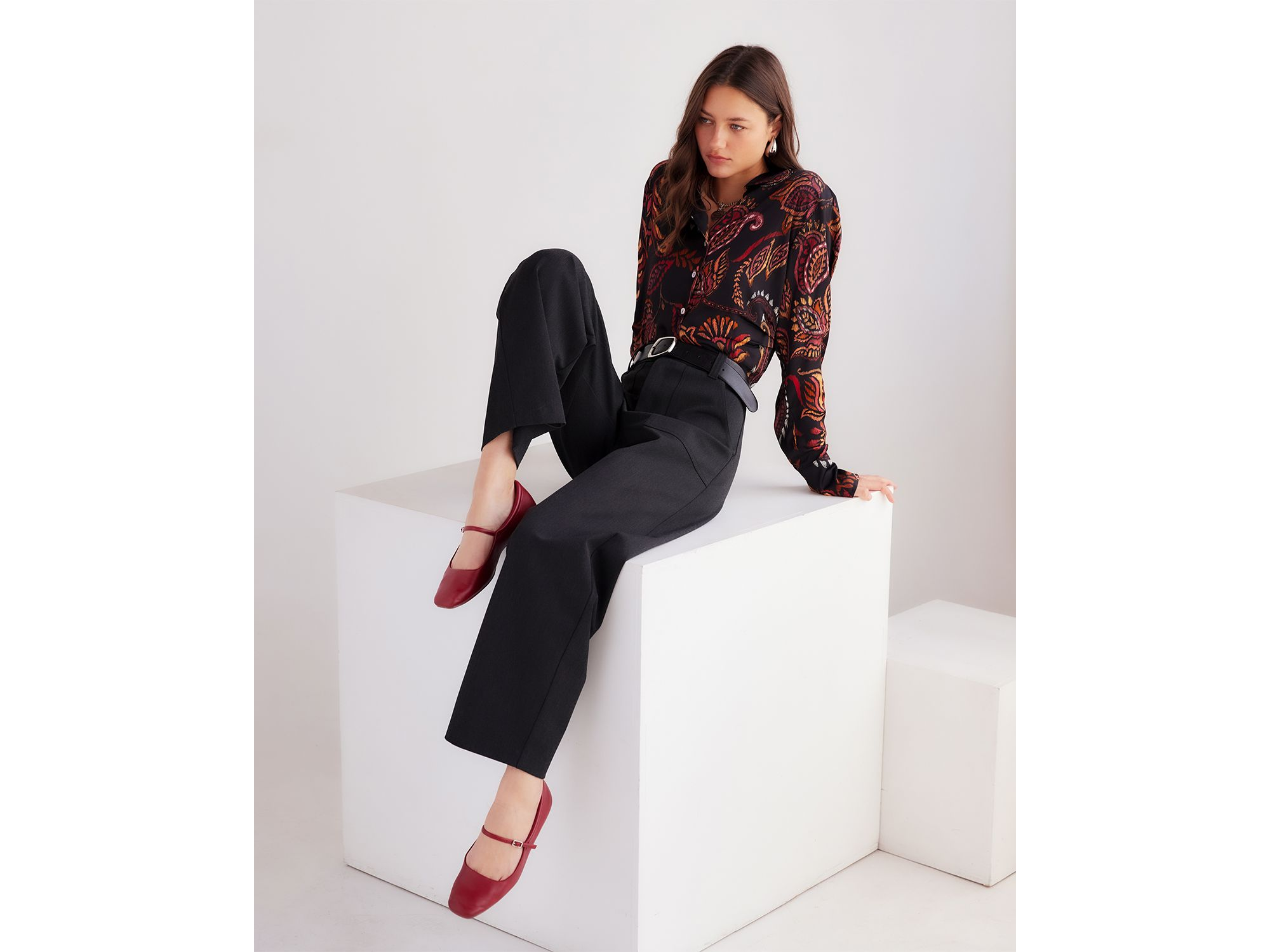 Tawnie Side Pleat Shirt — Image 7
