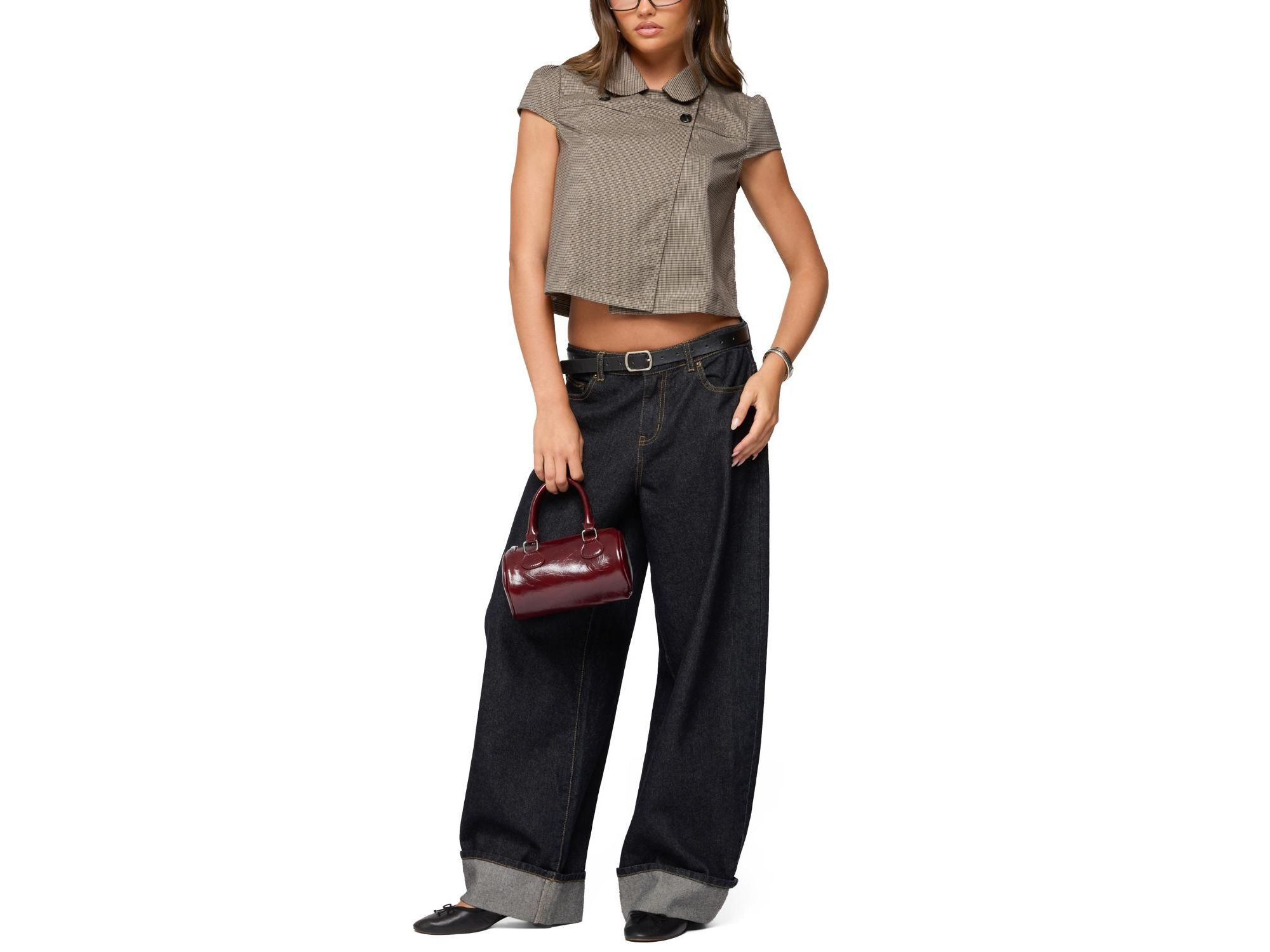 Haislee Plaid Tailored Shirt — Image 4