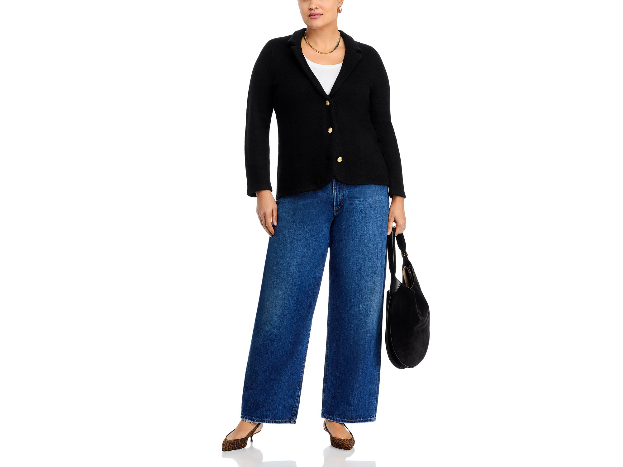 100% Cashmere Notch Lapel Blazer - Exclusive — Image 10