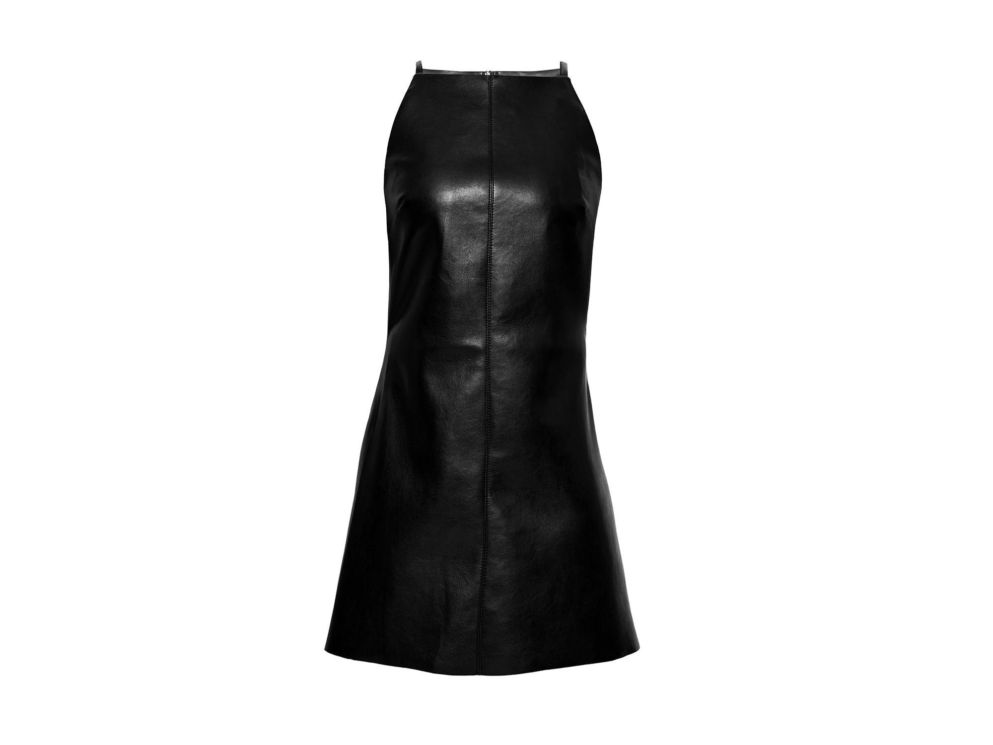 Faith Recycled Leather Dress — Image 3