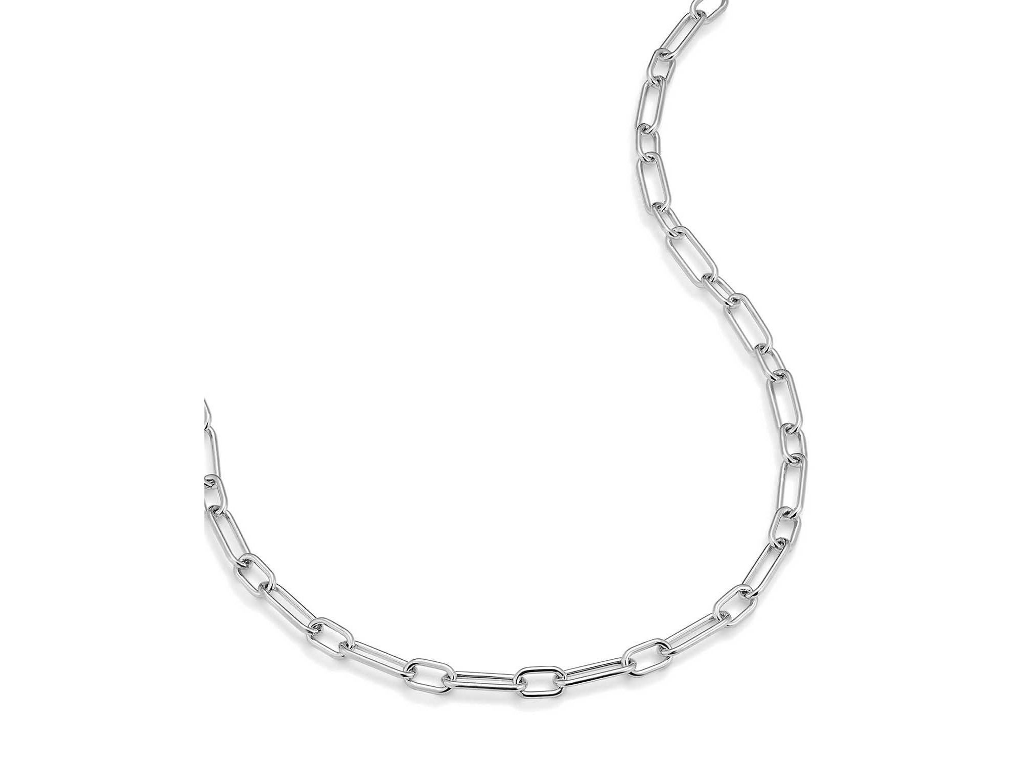 Sterling Rhythm Link Choker, 14" — Image 6