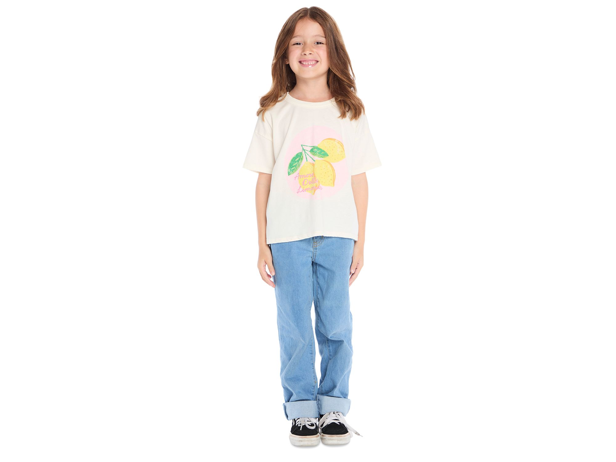 Girls' Lemonade Amore Graphic Short Sleeved Tee - Little Kid, Big Kid — Image 5