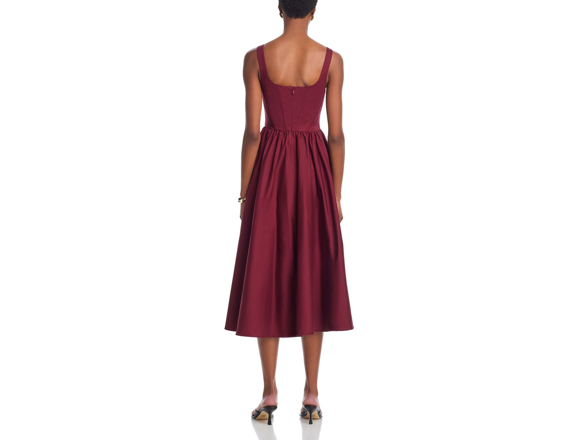 Desi Bustier Midi Dress — Image 4