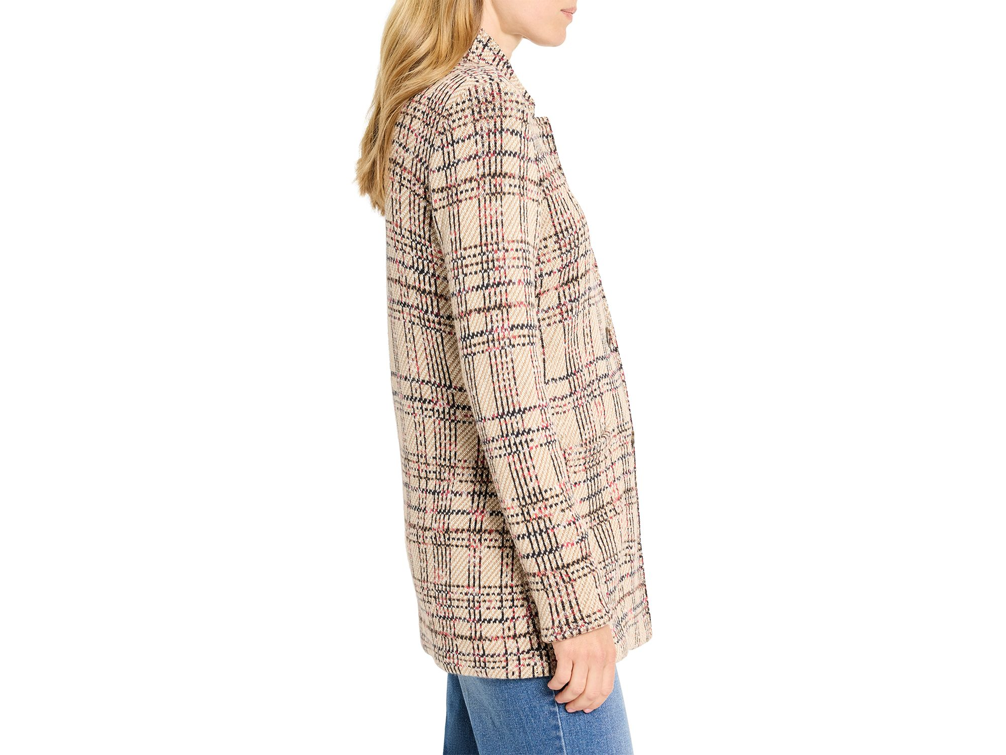 Stitchy Plaid Blazer — Image 3