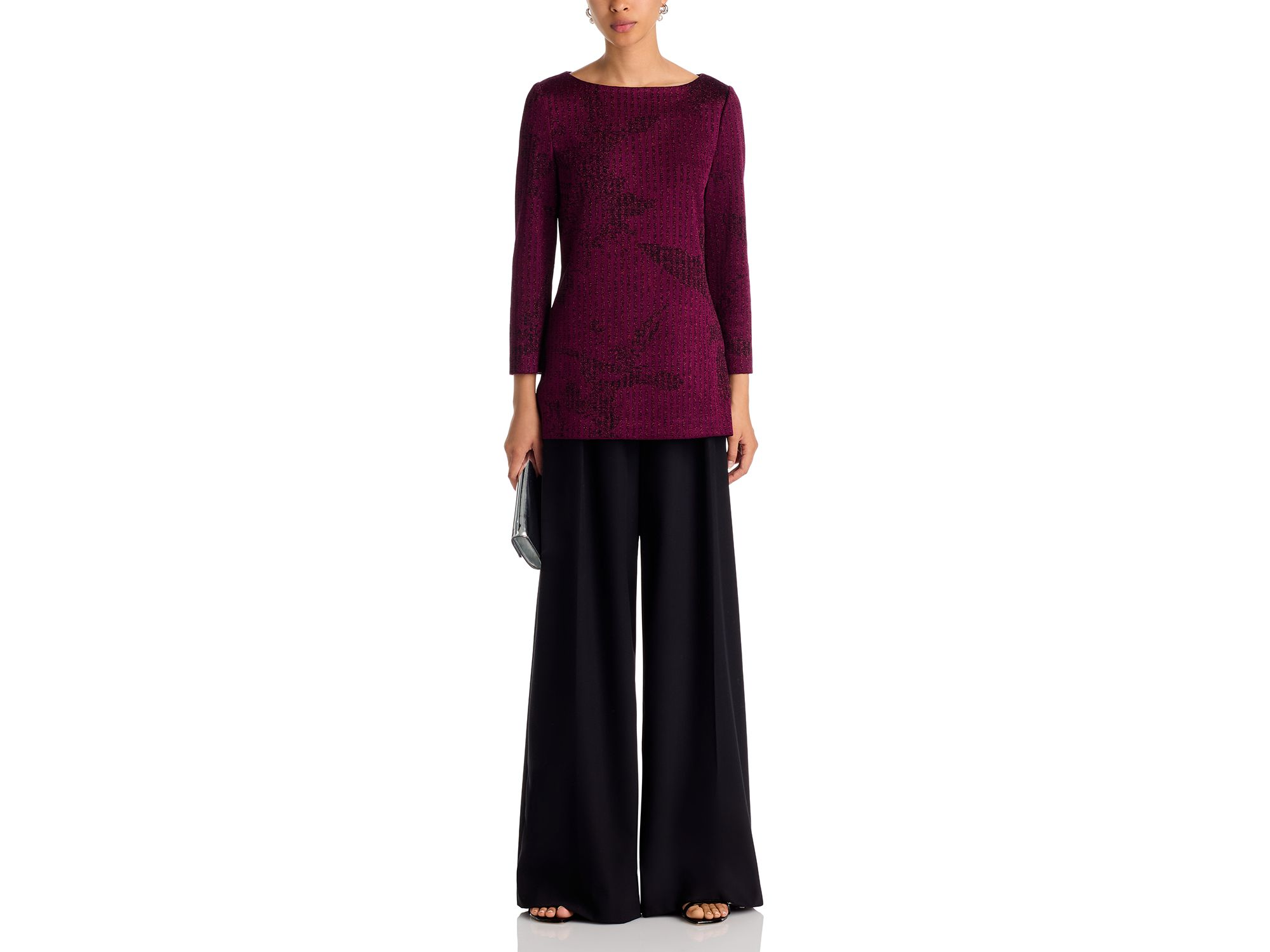 Metallic Patterned Tunic — Image 4