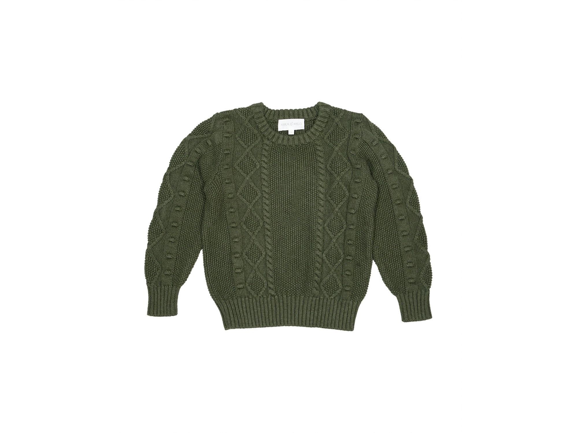 Boys' Cable Popcorn Sweater - Toddler, Little Kid, Big Kid
