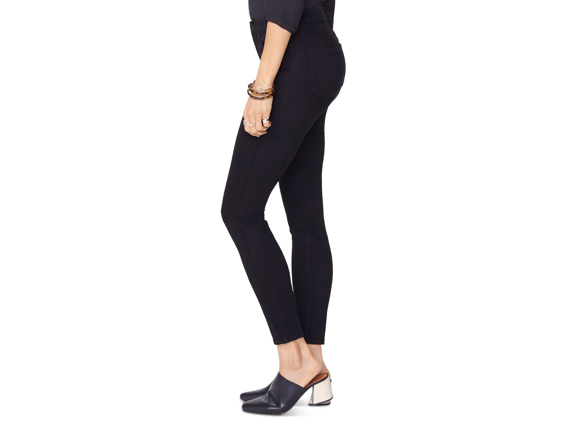 Ami Skinny Jeans in Black — Image 7