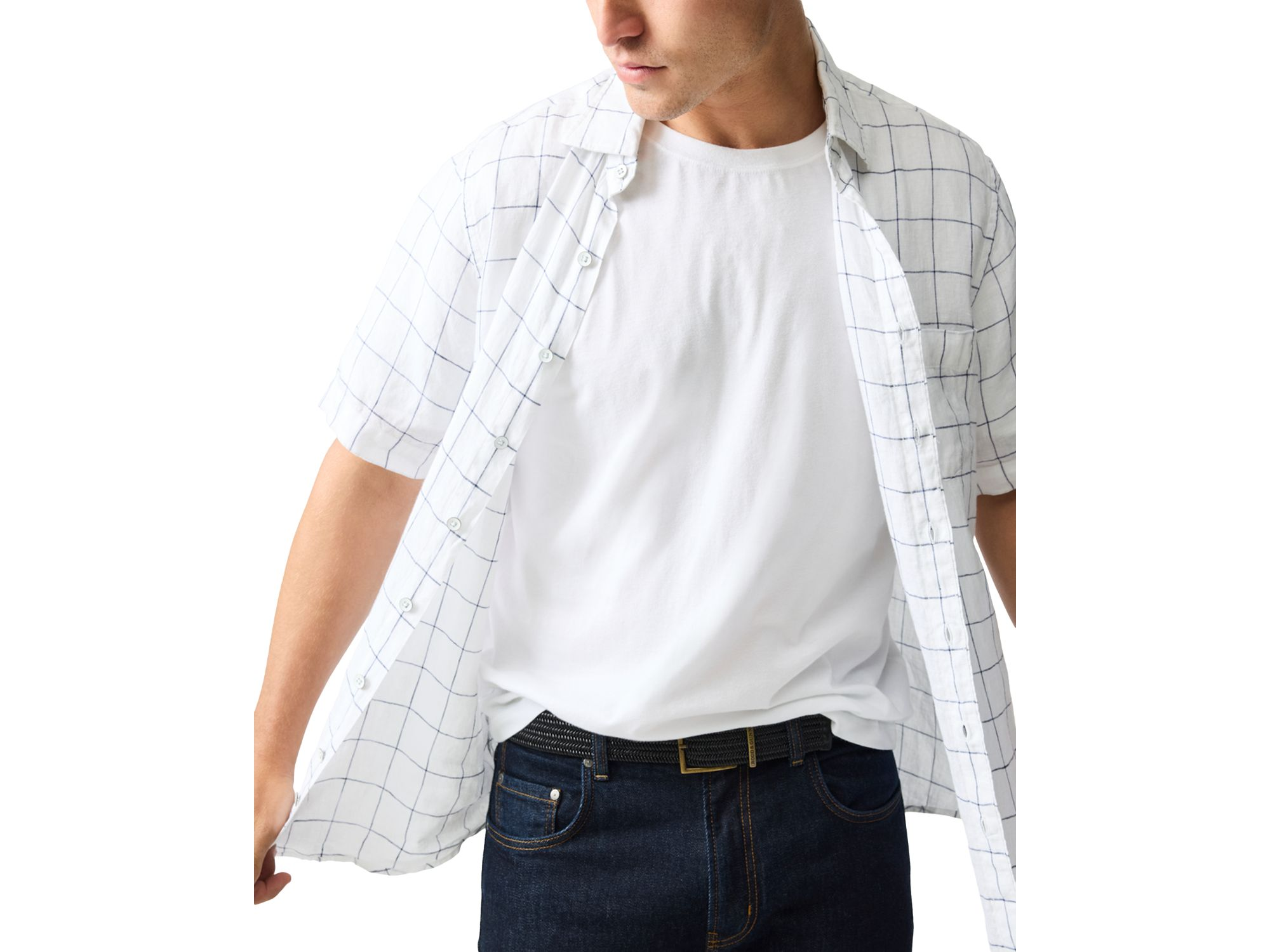 Avonden Short Sleeve Linen Shirt — Image 3
