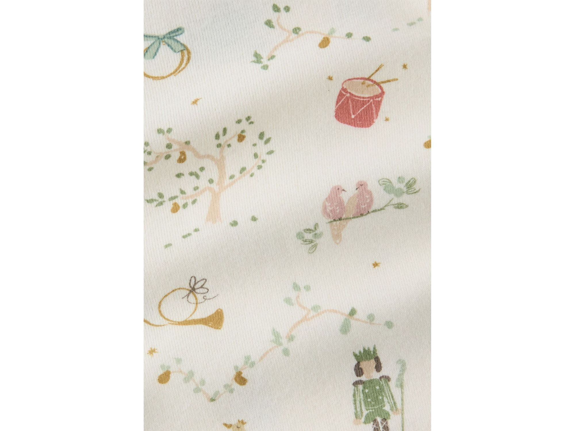 Unisex Partridge in a Pehr Tree Ribbed Footless Sleeper - Baby — Image 3