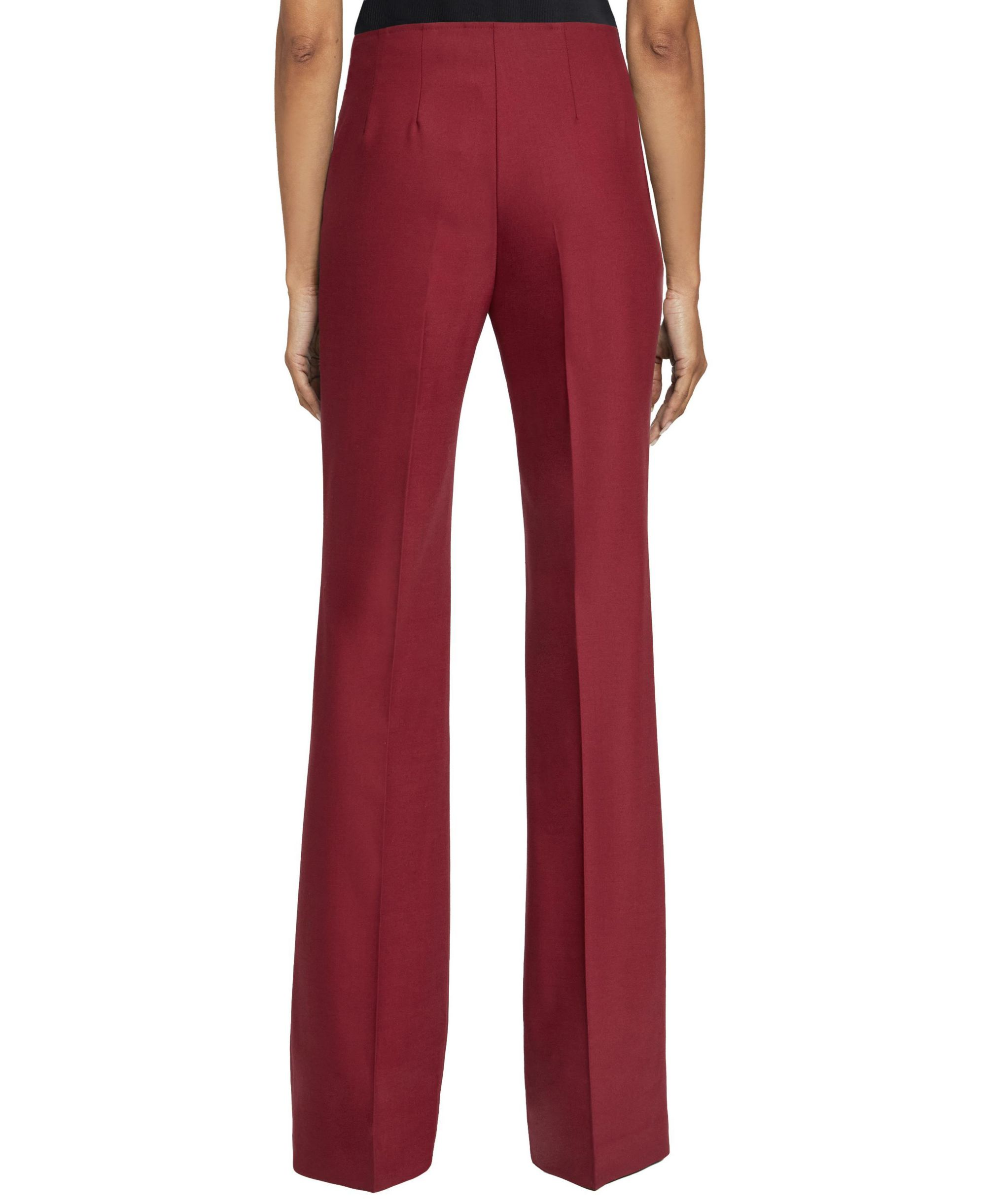 Beth Flared Pant in Virgin Wool Stretch — Image 3