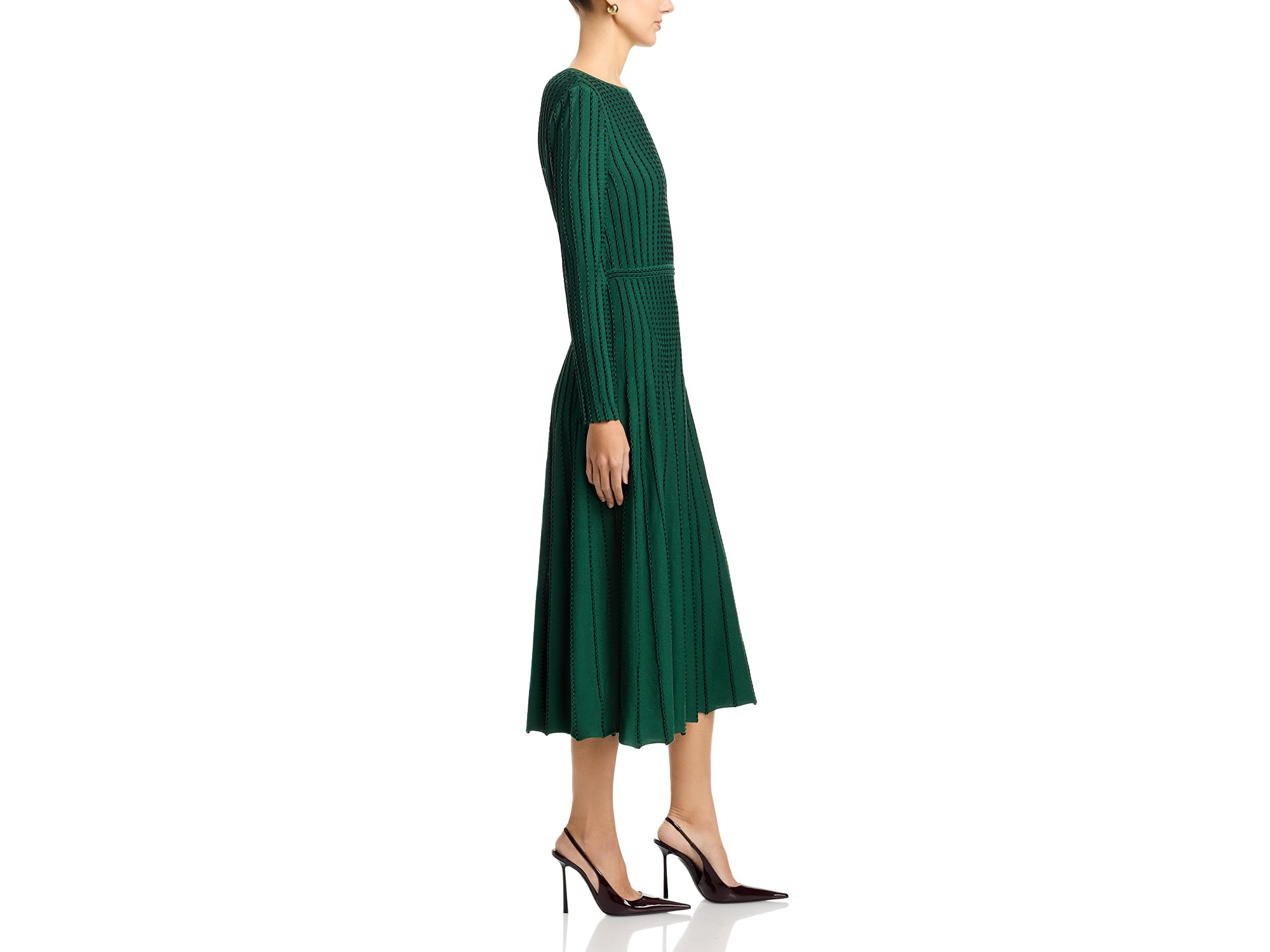 Jewel Neck Midi Dress — Image 5