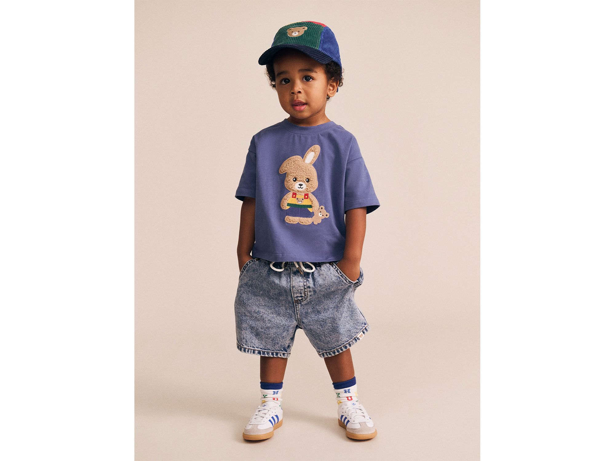 Boys' Color Block Bunny Tee - Baby — Image 4