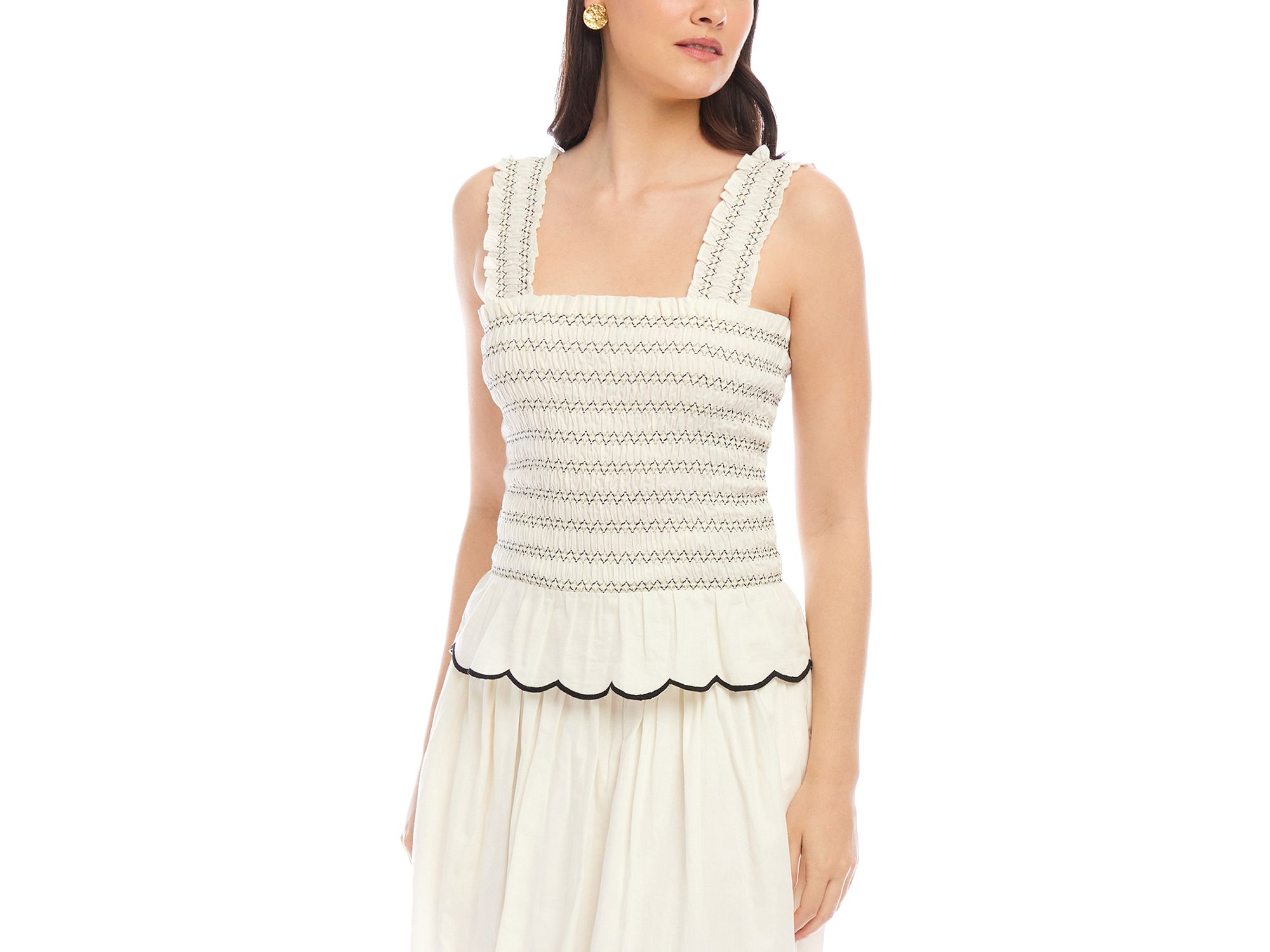 Elliot Smocked Tank Top — Image 4