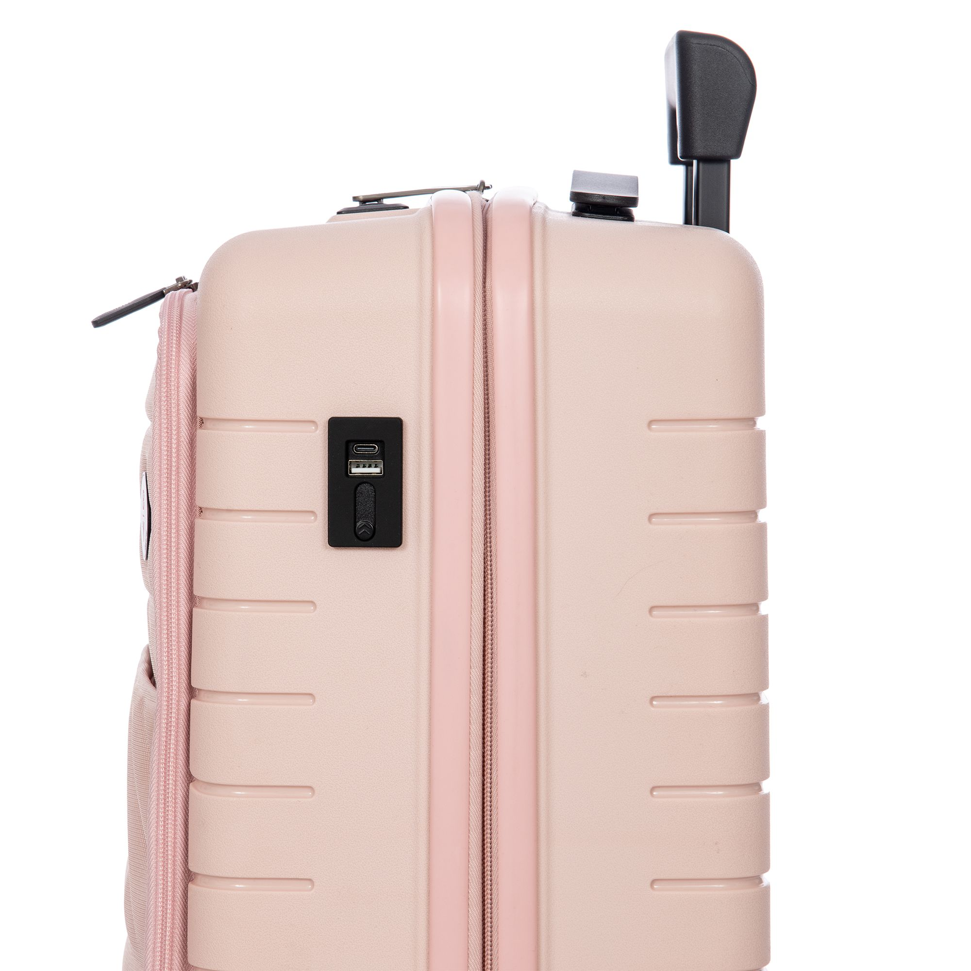 By Ulisse 21" Expandable Carry On Spinner Suitcase with Pocket — Image 9