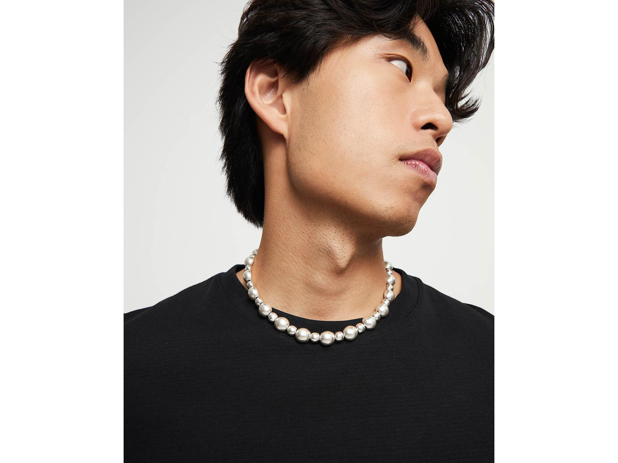 Polished Bead Necklace — Image 3