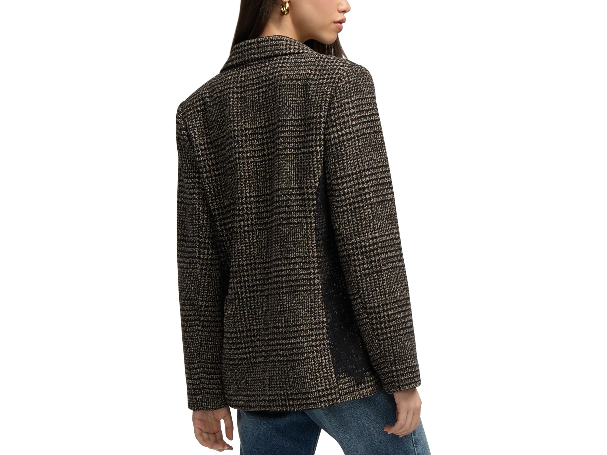 Lace Appliqué Blazer — Image 4