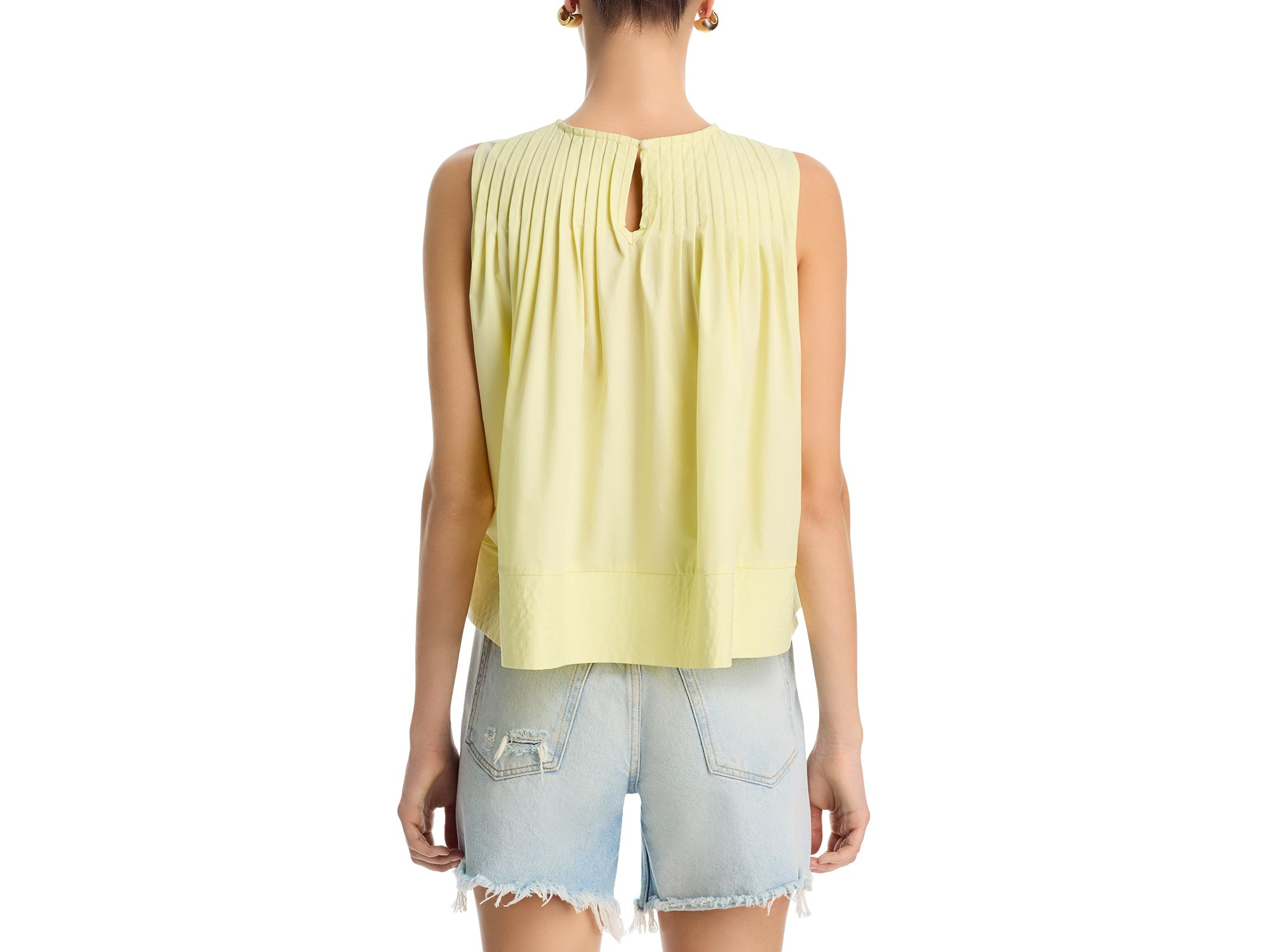 Pintuck Tank Top - Exclusive — Image 3