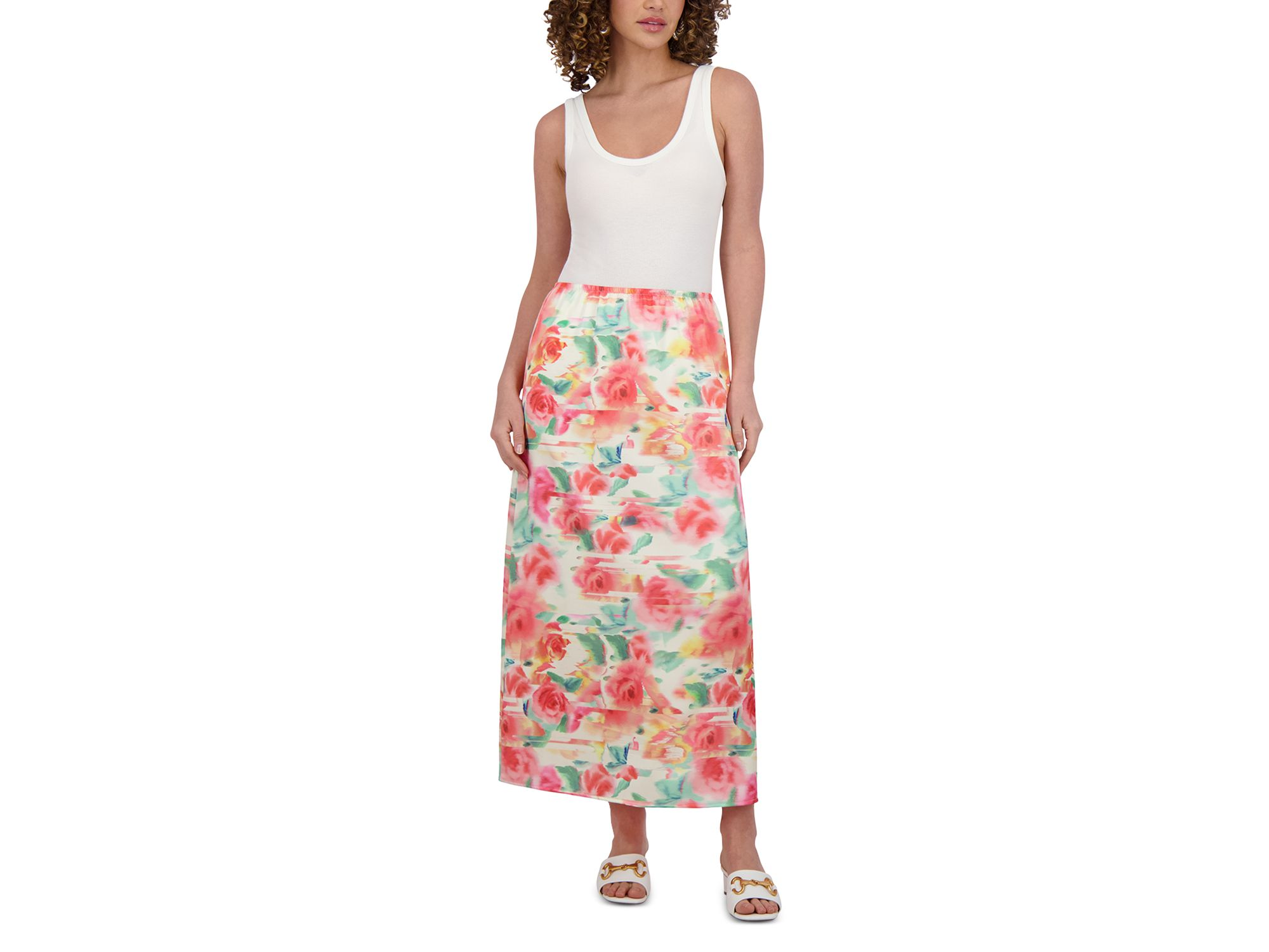 Satin A Line Skirt — Image 4