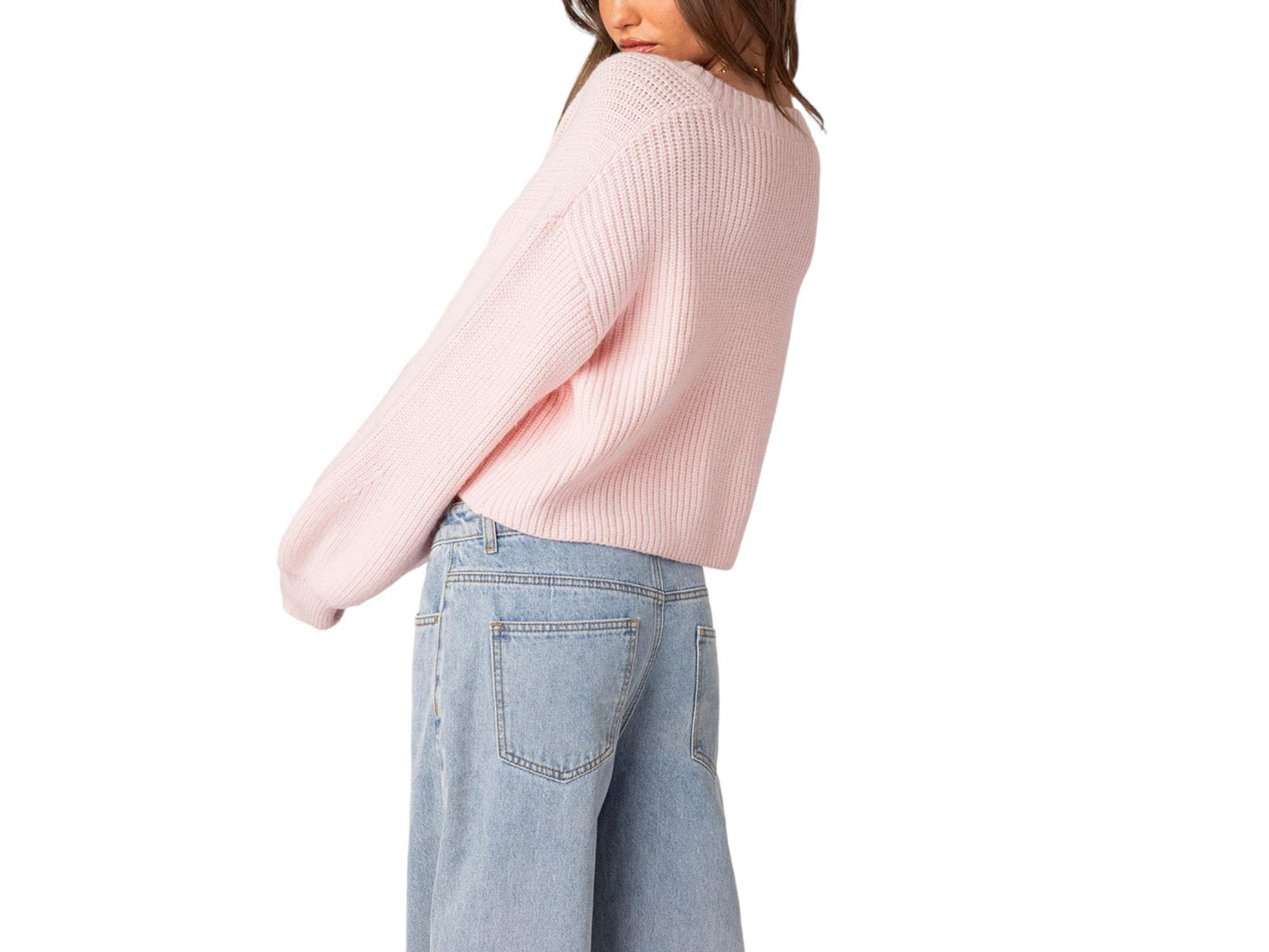 Sabrina Chunky Knit Cropped Cardigan — Image 3