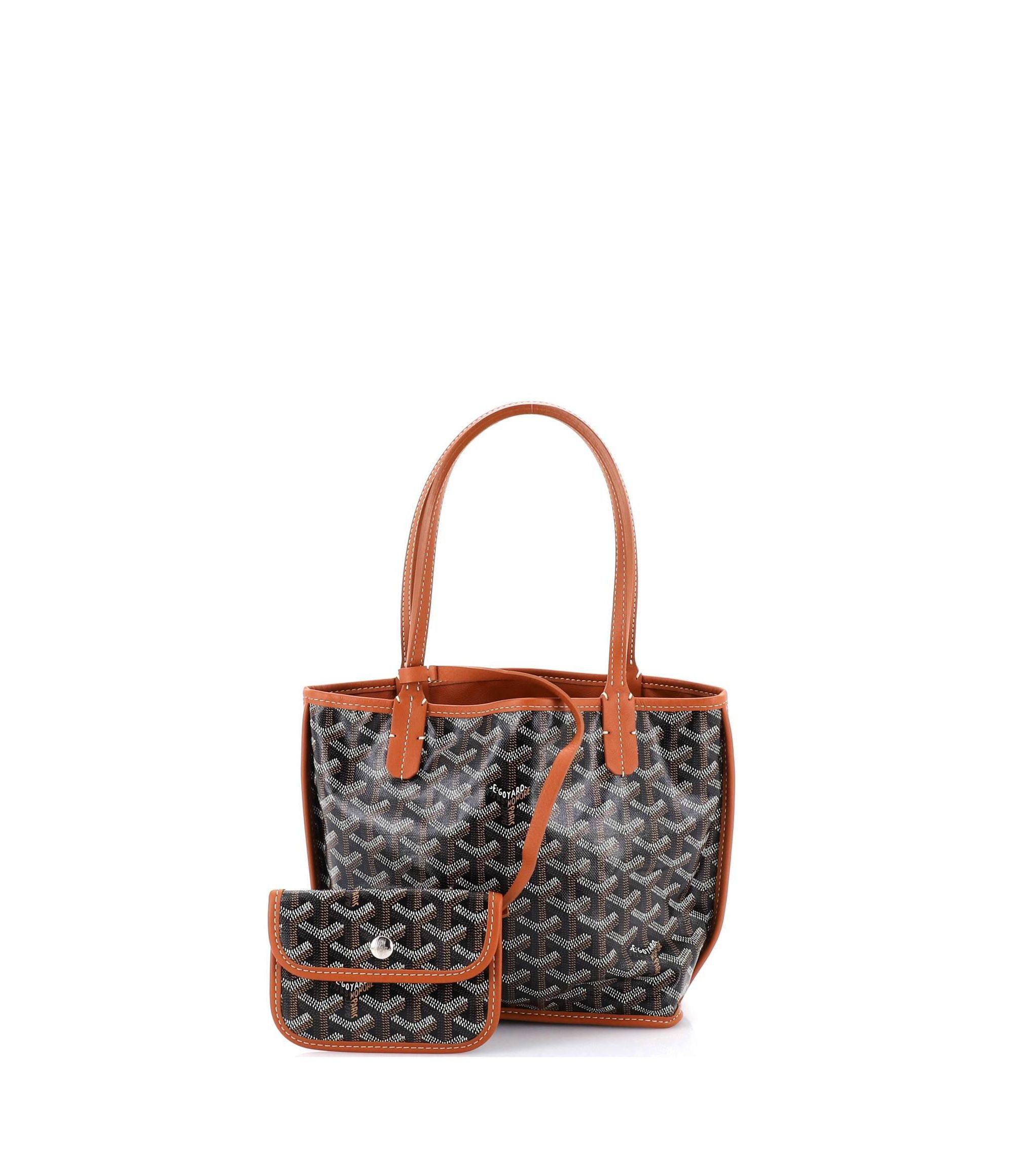 Mini Anjou Reversible Tote Coated Canvas — Image 3