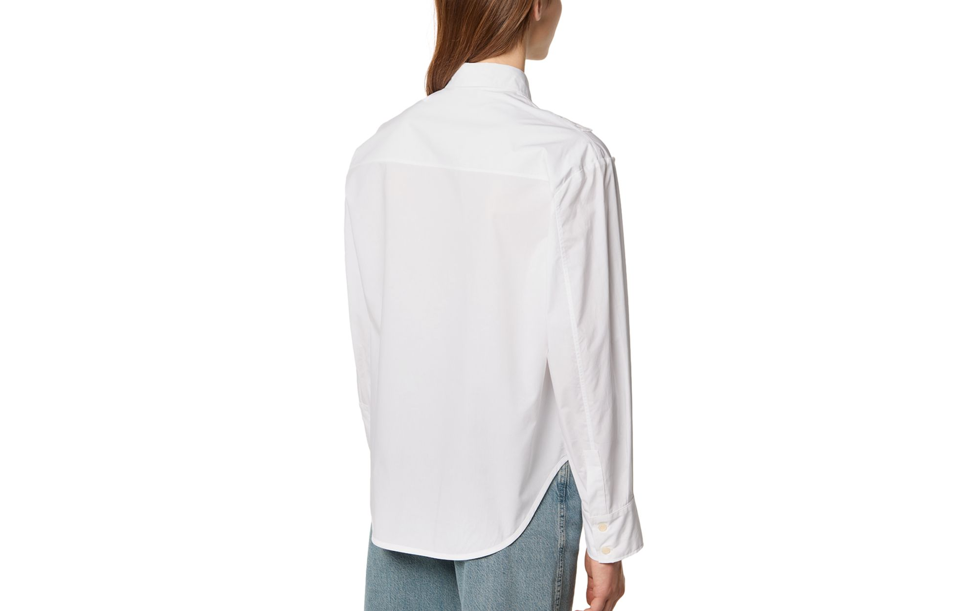 Cotton Shirt with Lace Ribbon — Image 5