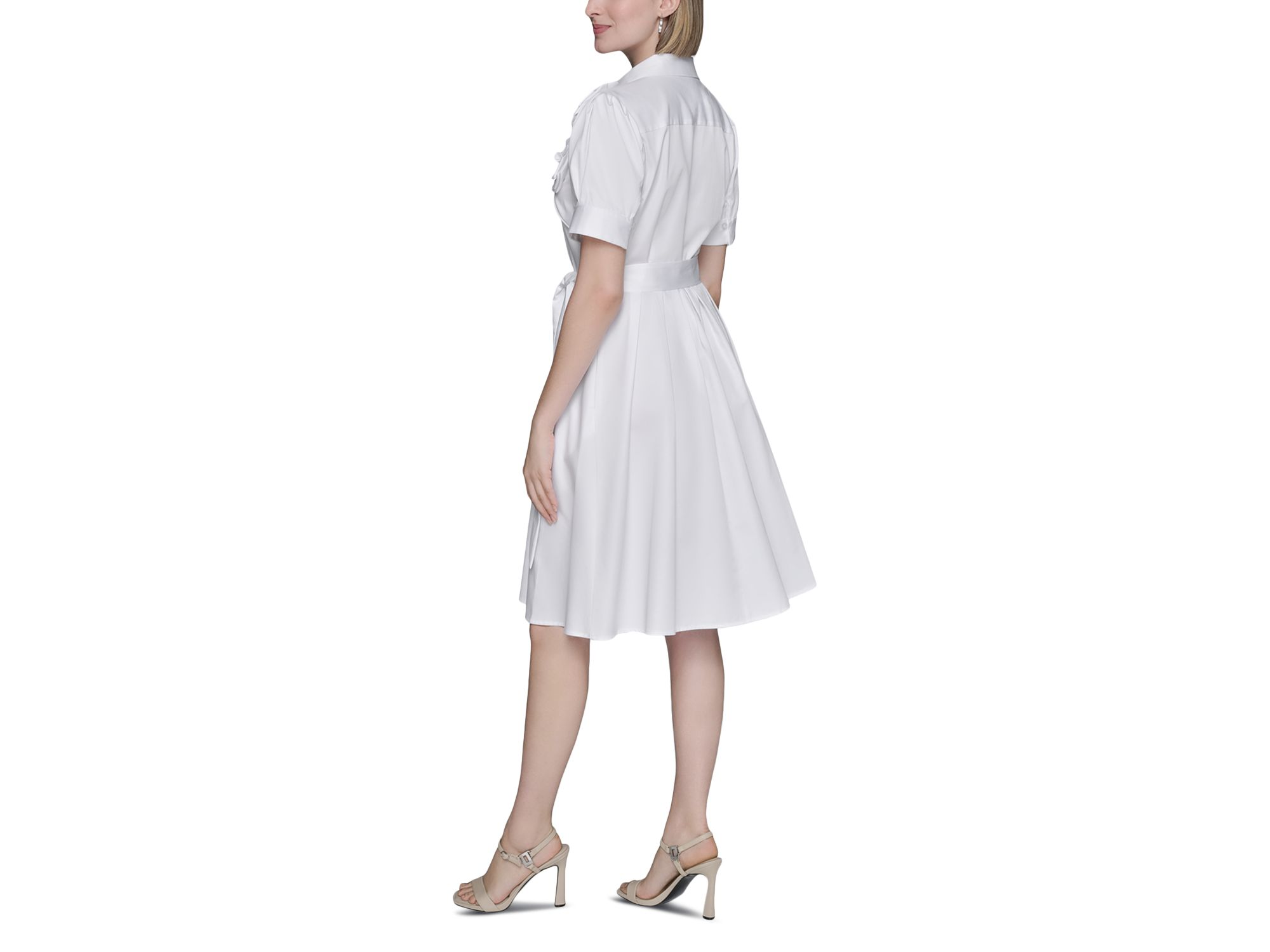 Flower Corsage Shirtdress — Image 11