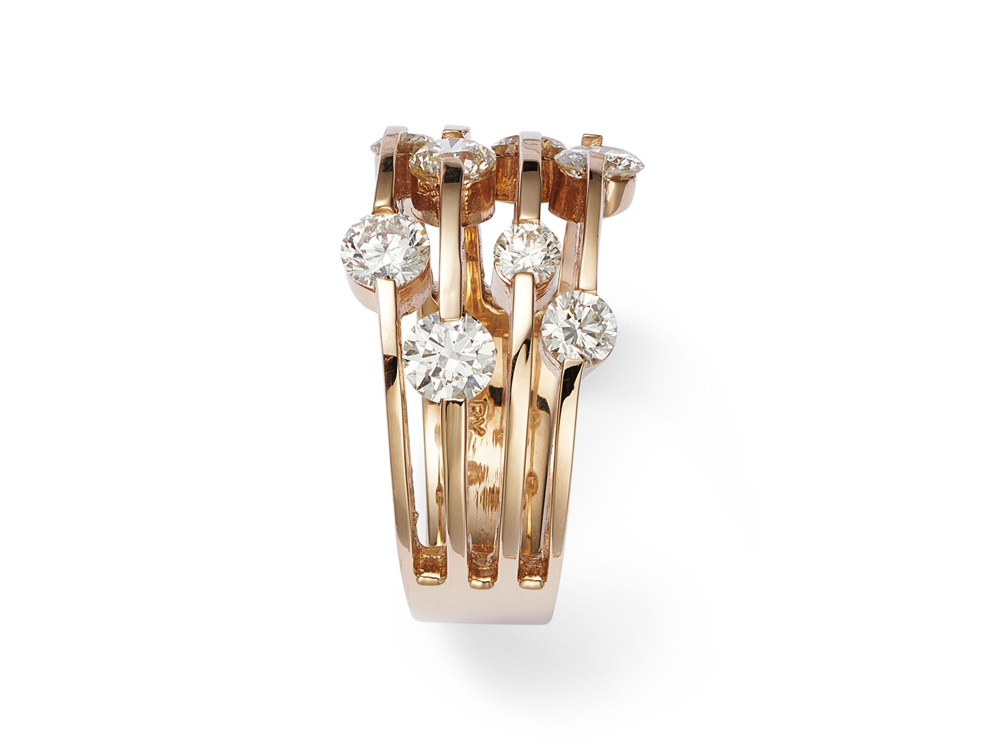 Diamond Band in 14K Yellow Gold, 1.50 tcw — Image 3