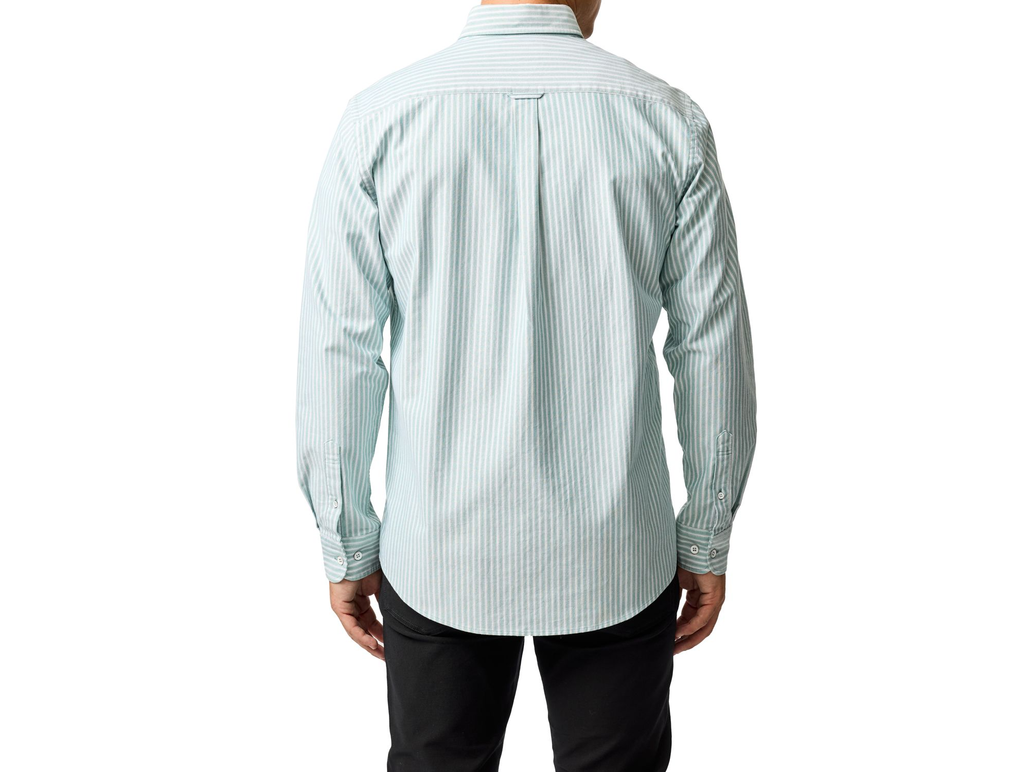 Long Sleeve Oxford Stripe 4 Of Shirt — Image 4