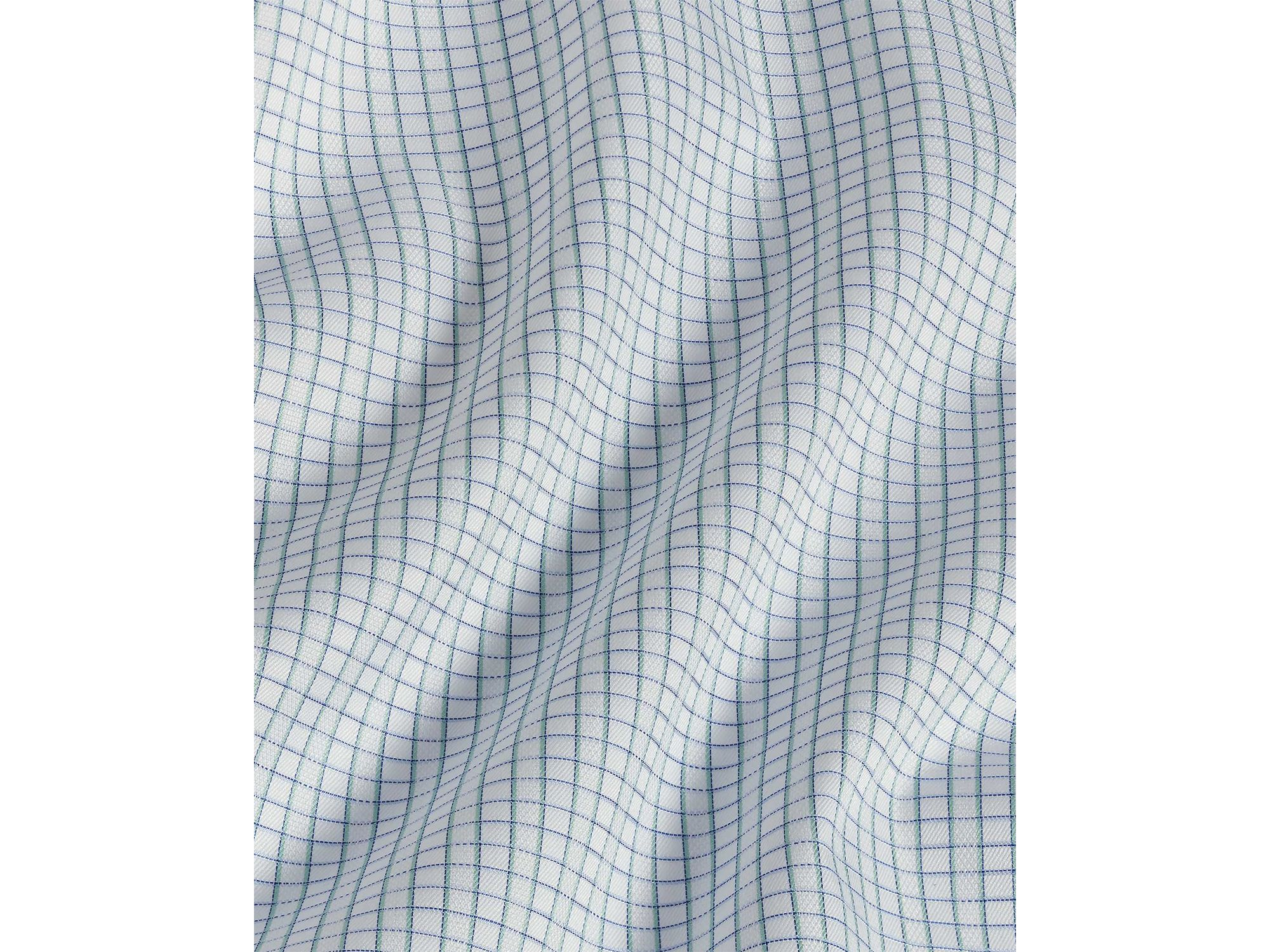 Trim Fit Dobby Check Dress Shirt — Image 3