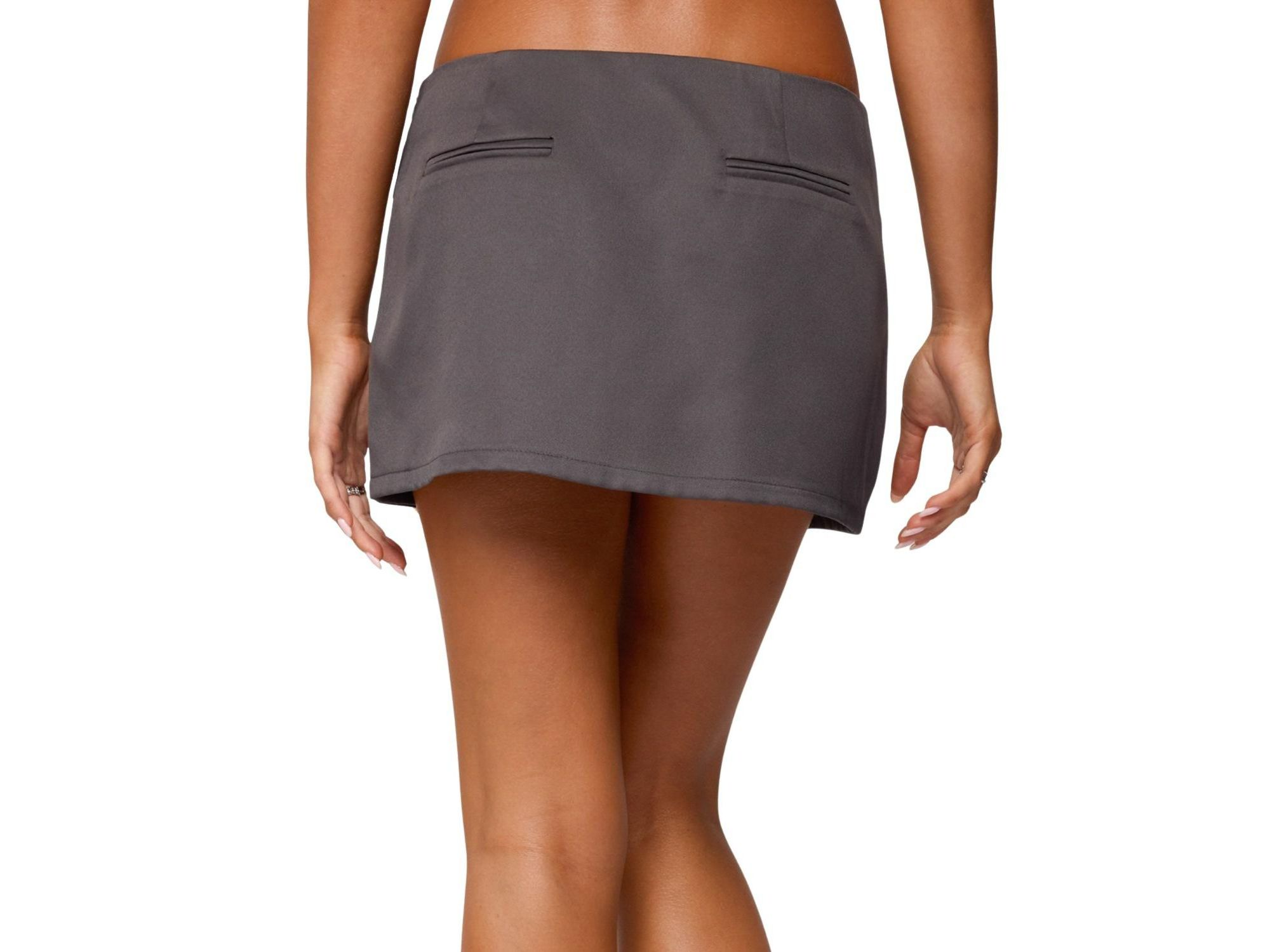 Kezi Mixed Pattern Tailored Mini Skirt — Image 3