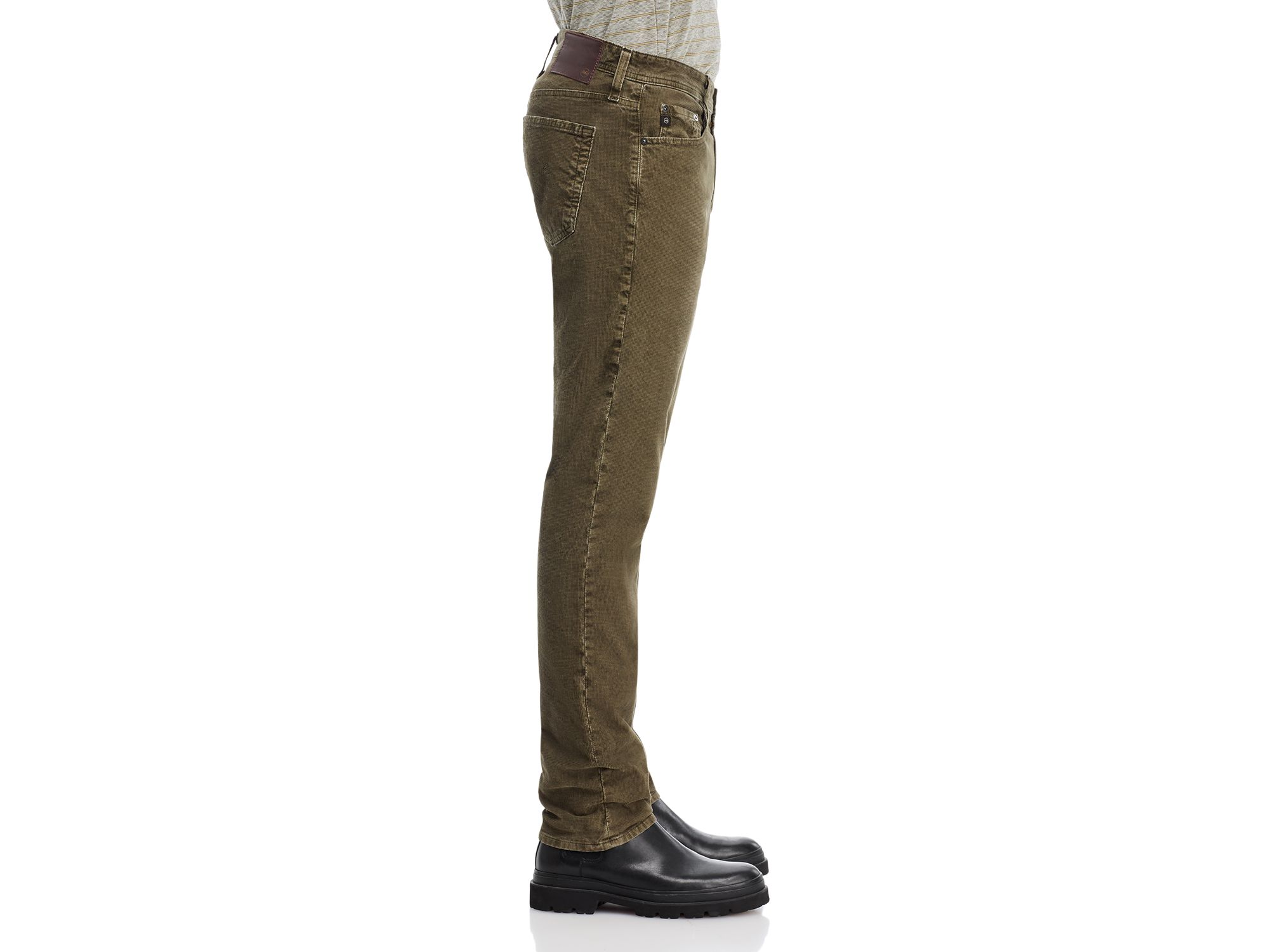 Tellis 32" Slim Fit Cross Hatch Corduroy Pants - Exclusive — Image 7