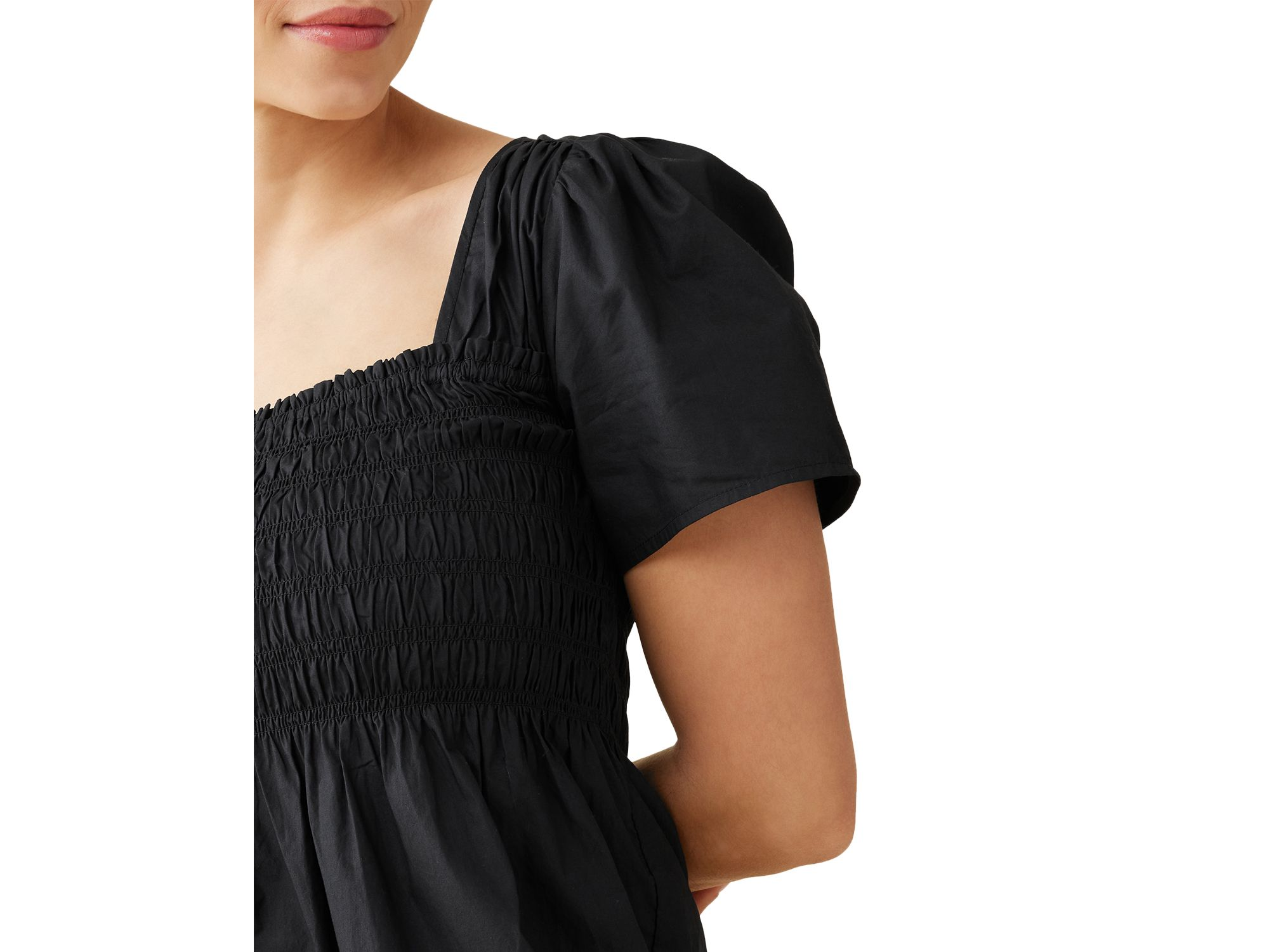 Short Sleeve Smocked Top — Image 3