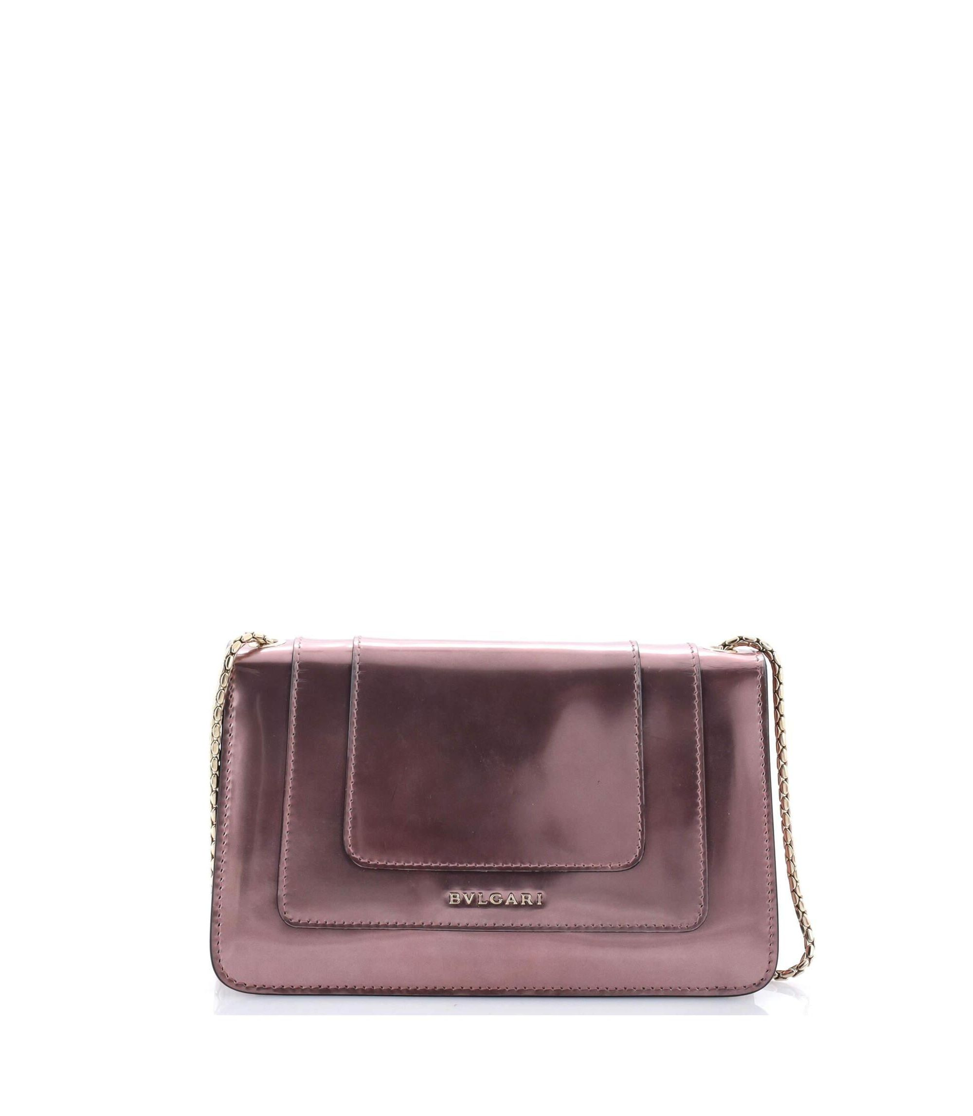 Small Serpenti Forever Shoulder Bag Metallic Leather — Image 5