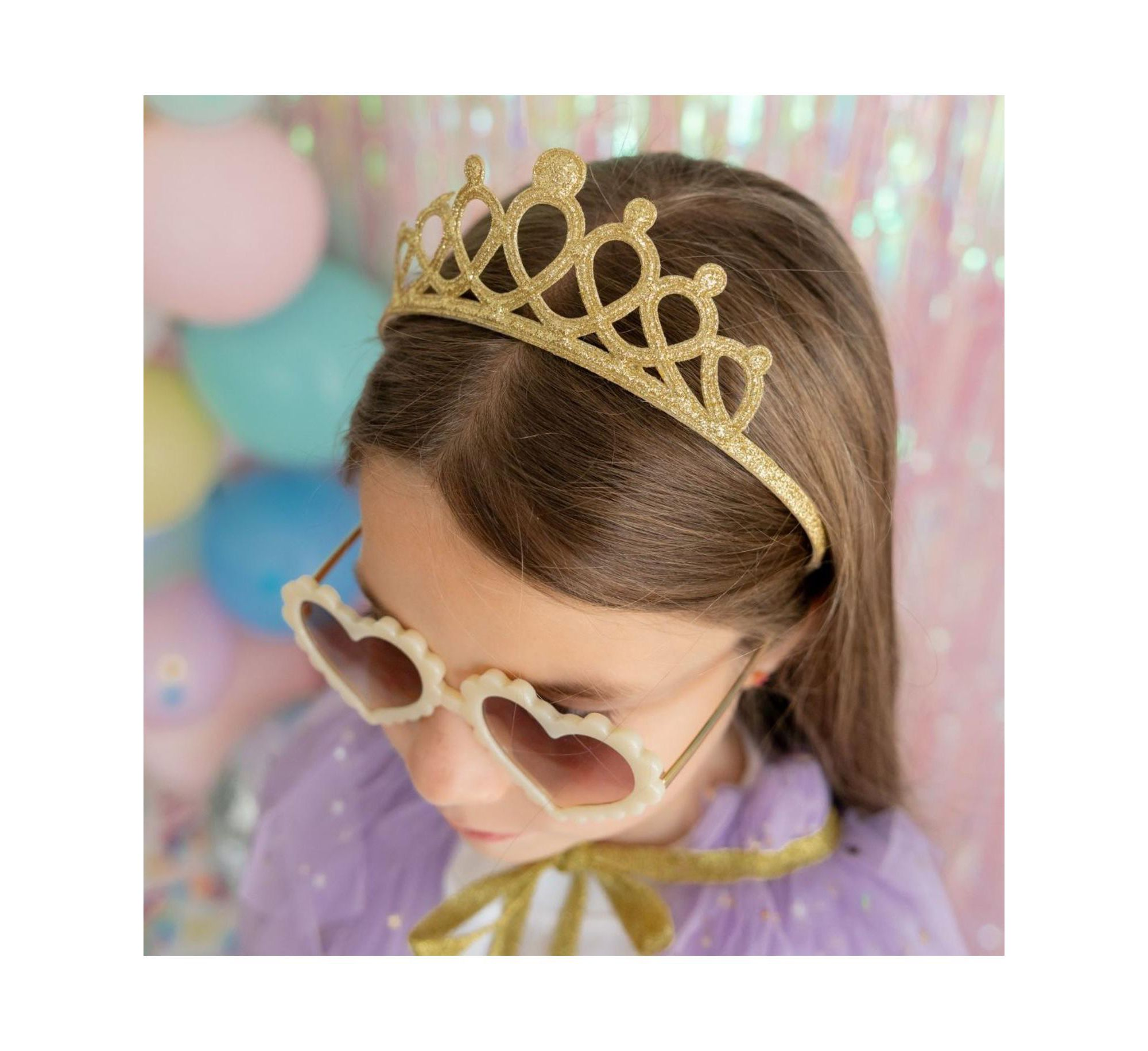 Girls' Gold Tiara Headband - Little Kid and Big Kid — Image 4