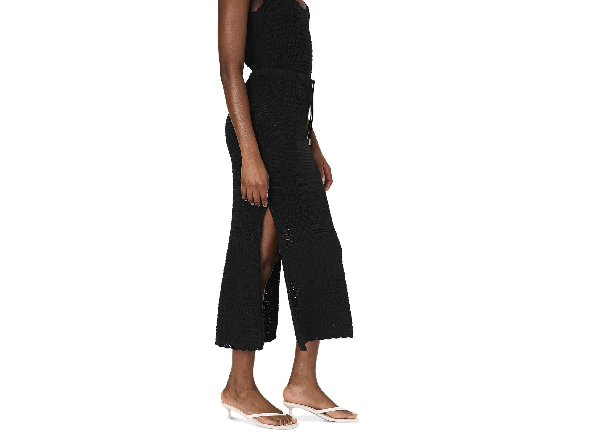 Nellis Collage Sleeveless Top & Side Slit Skirt — Image 16