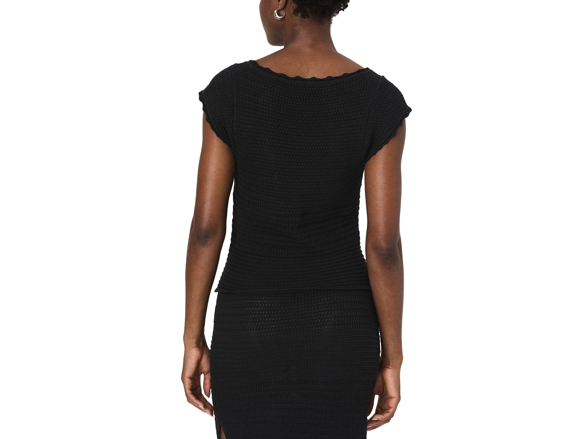 Nellis Collage Sleeveless Top & Side Slit Skirt — Image 9