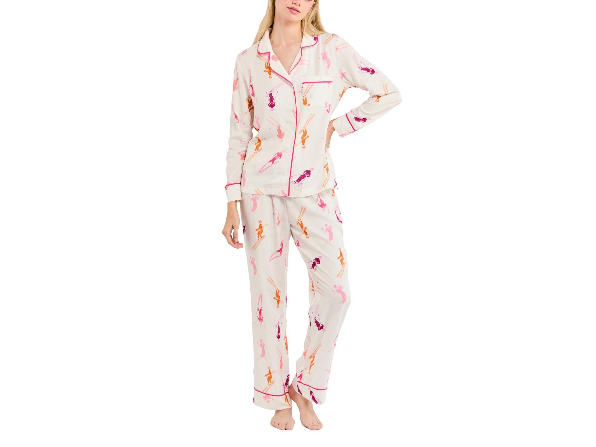 Bluebird Day Long Sleeve Pajama Pants Set - Image 1